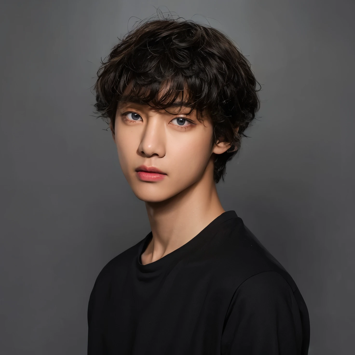 Taehyung from bts face, fotorrealista, ultrahd, 8K