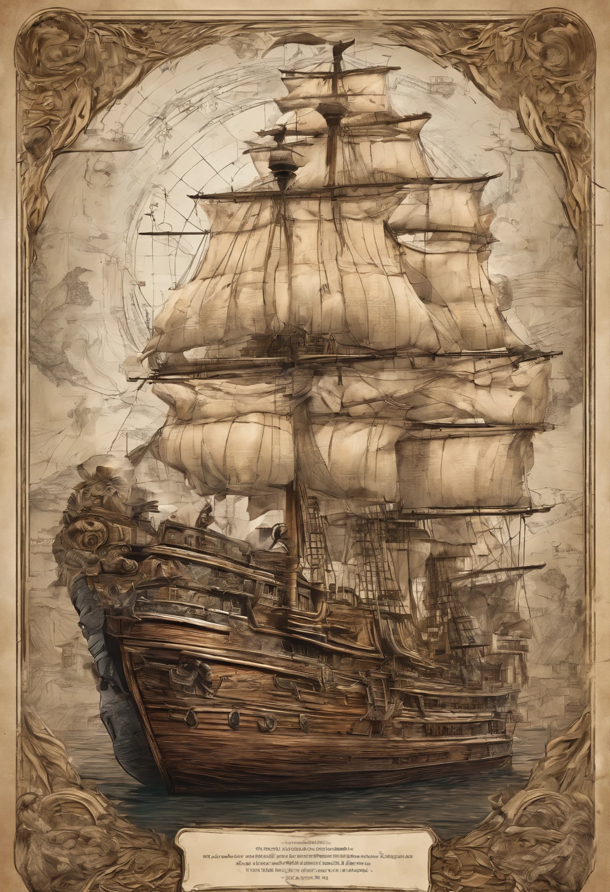 top quality, best quality, High-quality illustrations, masterpiece, super high resolution, detailed background, Hospitals with power outages, Spooky creatures, Pirate Ship, a pirate, 6+boys, 6+girls, absurdres(highly detailed beautiful face and eyes)perfect ???????, expression, good lighting, cinematic shadow(kemono, furry anthro),