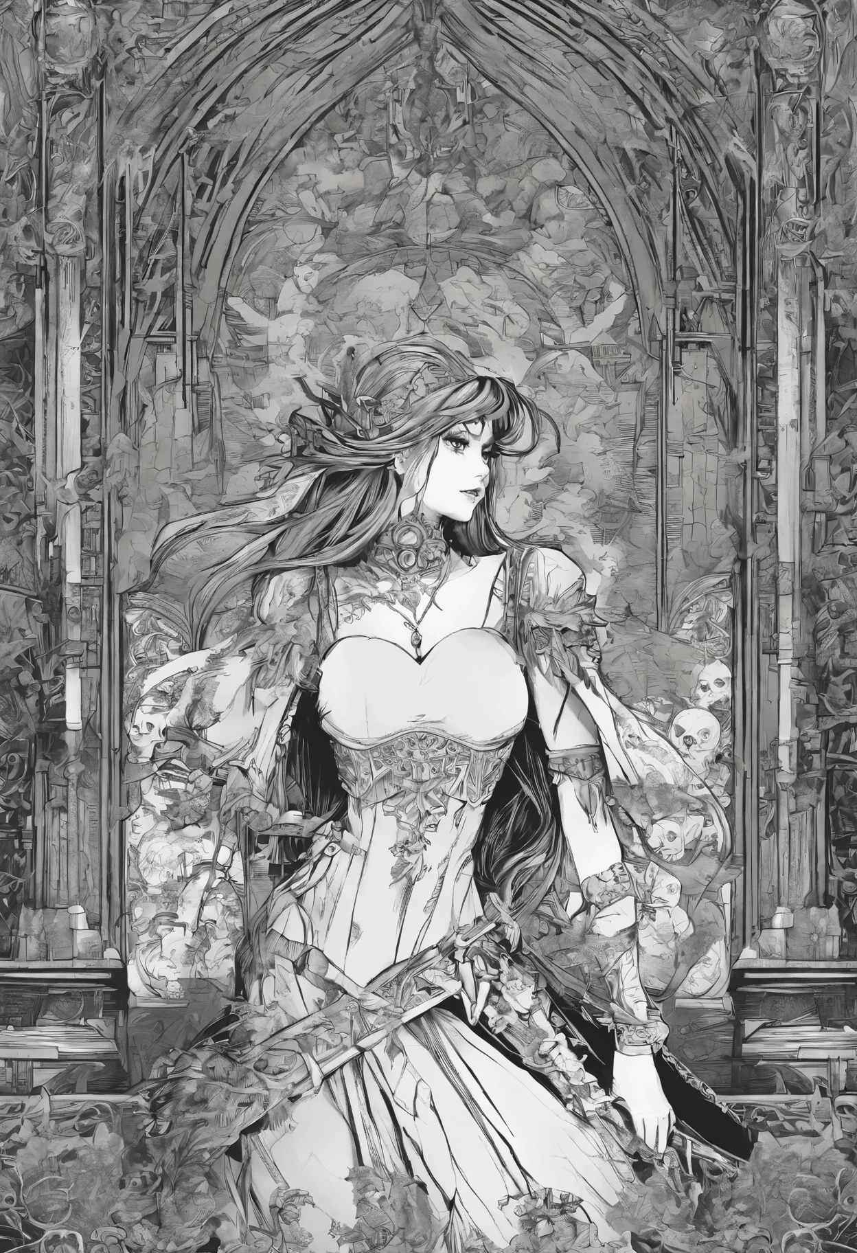 top quality, best quality, High-quality illustrations, masterpiece, super high resolution, detailed background, Hospitals with power outages, Spooky creatures, Pirate Ship, a pirate, 6+boys, 6+girls, absurdres(highly detailed beautiful face and eyes)perfect anatomy, expression, good lighting, cinematic shadow(kemono, furry anthro),