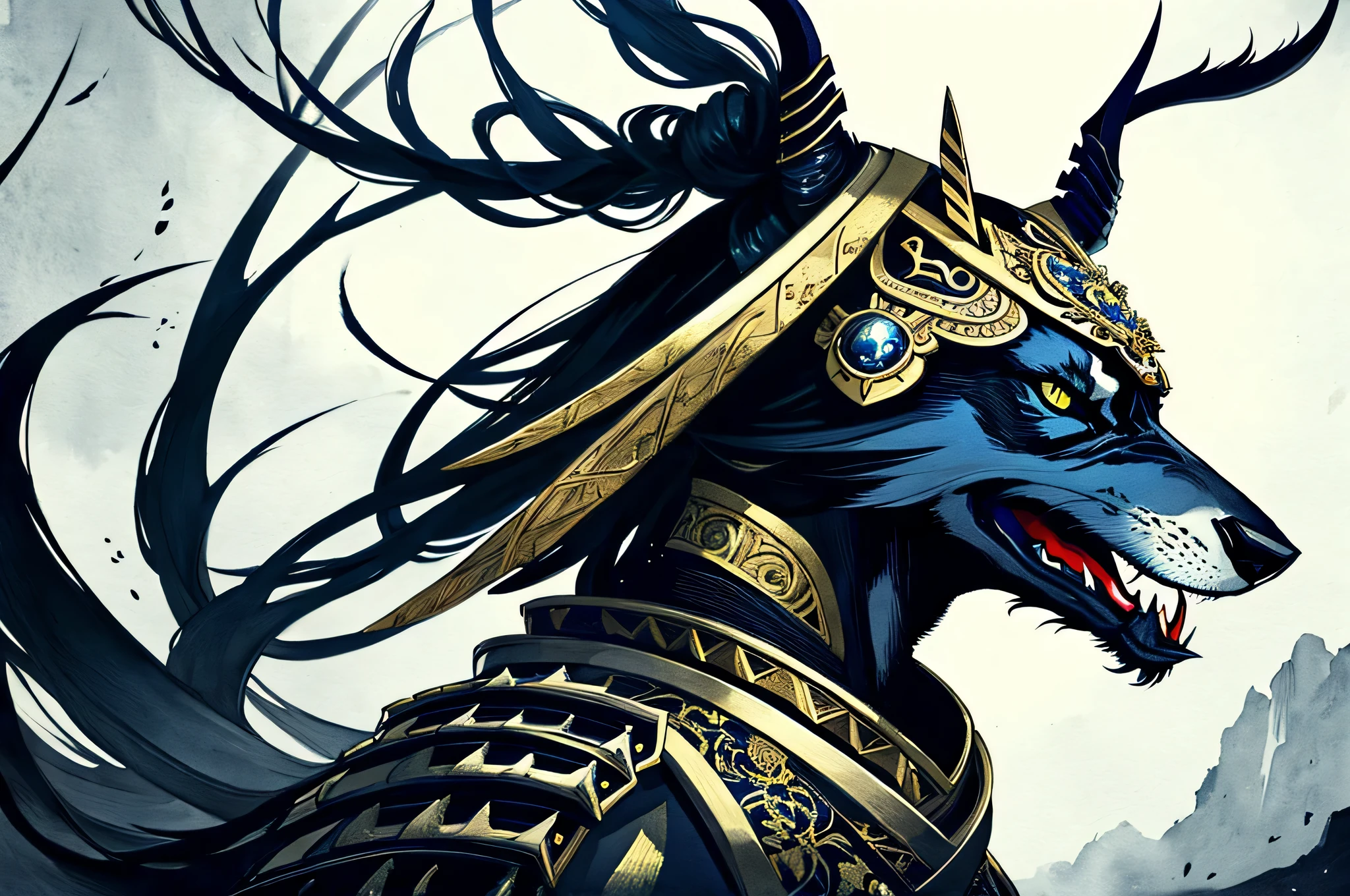 alone, An exceptionally beautiful samurai girl stands out, Delicate face adorned with a topknot, increase intense aura. With dark fantasy illustrations, Power to be considered, Inverted triangular face shape enhances elegance and elegance, The delicate features of a samurai, Highlighted with great illustrations, Added femininity to the ferocious samurai personality, Only the atmosphere adds to the impressive beauty, Create unique and visually diverse illustrations, A towering samurai girl with delicate features and topknot, Enhances the elegance and elegance of shadows, Dark fantasy setting only, Add details to your captivating characters, Creative and interesting prompt feature, With dark fantasy illustrations奥行きを表現, Visually create a unique brush stroke background to an already impressive beauty backdrop, Descriptive and complex detailed subject matter for illustrations,
