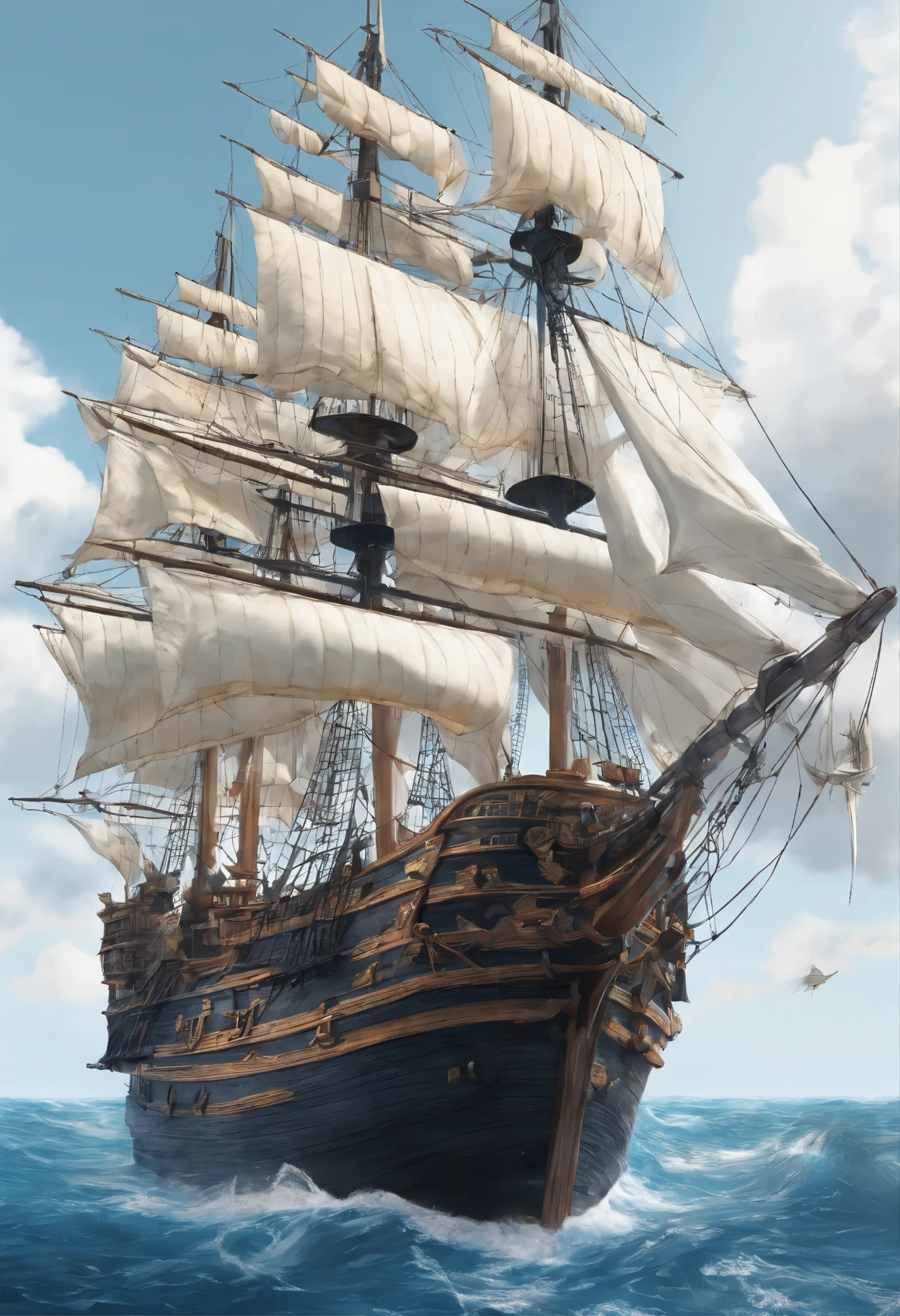 top quality, best quality, High-quality illustrations, masterpiece, super high resolution, detailed background, Hospitals with power outages, Spooky creatures, Pirate Ship, a pirate, 6+boys, 6+girls, absurdres(highly detailed beautiful face and eyes)perfect anatomy, expression, good lighting, cinematic shadow(kemono, furry anthro),