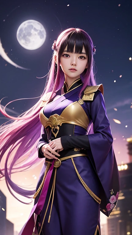 (未来的な忍者が敵and戦っているシーン)(purple、and、pink、of、costume、)(one enemy、male、female、of、Ninja duo、)(和服姿ofmaleof忍者)(和服姿offemaleof忍者)(悪魔of敵)(3人of戦い)(purpleandpinkof和服)(futuristic kimono)(敵and戦う)(Scene with action)(夜of風景)(高い未来of江戸ofビルof上)(Combat on futuristic roads)(How it unfolds)(未来的な忍者が敵and対峙しているシーン)(advanced tactics)(Use superhuman abilities)(Fighting)(masterpiece )(highest quality )(3dcg )(Dense and delicate)(Fantastic and fascinating art)
