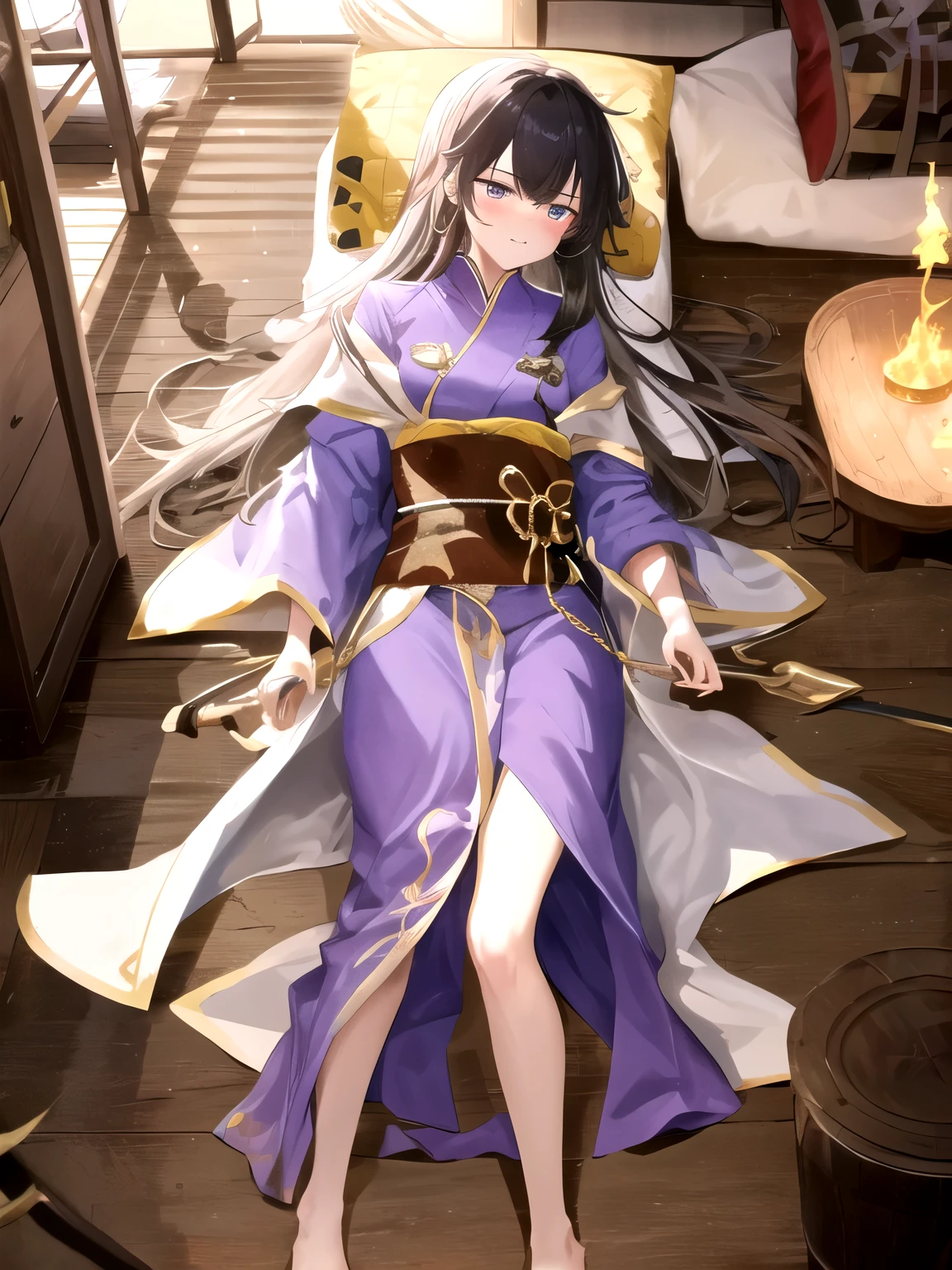 「oh、A great brave man！」
　The fat man screamed。Seems big and heavy、Still, she was wearing a luxurious purple robe。立っているだけbut一苦労だろうと思うほどで、ローブの下には何か支えbut隠してあるのかもしれない。That's a stick、Maybe there are people with lentigo。
「The evil demon king has reappeared in this world、Iらの土地を蹂躙し民を苦しめている。We are people々In order to save、I summoned you！」
　I looked around。In the room、As noticeable as a man in a robe、Honor guardのような騎士が四人いた。they were wearing armor、It was very glittering and had no stains or scratches。Honor guard、Maybe the impression isn't wrong。I was so engrossed that I couldn't believe I had fought。
　A magic circle that shines pale gold is drawn on the floor、I was lying peacefully in the center of it。A tall wooden torch is mounted on the white marble wall、The room was brightly illuminated。
　surely、Have you come to another world。I'm glad I didn't get hit by a common truck。I should have slept normally last night、I wonder why I woke up here wearing nothing and just wearing a towel。It's absolutely strange that they don't even wear underwear。
　and now、Are they saying they want me to fight the demon king？　What a common development。I'm twenty。
　特殊部隊で訓練を受けたわけbut、秘密結社に所属しているわけbutない普通の大学生なんだ。I've never been to the gym、I've never been taught how to fight。
　in addition、Cage doesn't have enough punch to hold up the main character。It's too common。at least、スキルやレベルbut分かるRPGのインターフェイスがあればいいのに。status？　character screen？　profile？　
　There's nothing。They're doing it all wrong！　Or、statusは声に出して言わないといけないのか？　While so many people are watching、There's no way you can do that。embarrassing。
　Thoughts were blasting past the speed of sound in my head、What I said was actually a blatant and simple rejection。
「What？」
「I said no！　I can't fight the demon king！　Even after fighting with kittens, it's finally！」
　The loud man drew his expression in bewilderment and surprise。
「なぜI々I thought people who didn't know anything would fight against the demon king！？　That too、他の世界から若者を拉致してI々Getting involved in the war of、I々What kind of person do you think！？　If that's the case, isn't it the same as a demon！」
　Just a moment、Thoughts flew。don't they want me to fight?？
「but、You guys said you wanted me to save the people didn't you？」
　I asked carefully。
「oh dear、Yes, but、That doesn't mean you fight。For you, it's just、I just want you to go get the sealed sacred sword」
　So break up the phrase once、The man tried to look into my eyes and said。
「Don't fall into the hands of demons、The goddess covers her sacred sword in a barrier where no one can enter without her protection。Because there are no people alive today who have the protection of the goddess、The quickest way to take out a sacred sword was to summon a brave man」
　Shake your head there、Make a loud gesture to shake off a difficult problem that bothers your head。
「Heroes are used as a function of summoning rituals、That's because it's said that you automatically get protection。Entering the Barrier to You、Take the sword、It would be nice if you could take it home。That sword has the power to destroy the demon king just by touching it、誰but使えるし、I々There are many knights trained to perform the task。You'll be back home safely in five minutes」
　At the end, she had a somewhat playful face、I even showed a wink。
　My mouth opened wide。What was that introduction！？ Isn't it unavoidable to be misunderstood！　It wasn't supposed to be like this。Where did the adventure go？
　I don't want to risk my life、How can you summon to another world and use it in such a way that it ends in no time、There's a certain amount of emptiness。this is too cheap isn't it。This kind of thing took years、Explore or、Fight monsters、It's something that does side quests, isn't it！
　in addition、What was the goddess's protection？　do you just use it to break through the barrier？　even though it sounded like a cheat ability、I can't believe I haven't had a chance to use it！　at least自己紹介くらいしてくれればいいのに。Even though it's just one towel、They didn't even give me pants to calm my dangling。
「I get it.、そのTake the swordやるよ。but、帰す前にat leastこの辺りを見せてくれないか？　Even though we've come this far、It would be a waste to finish in 5 minutes」
　The man in the robe frowned。
「Are you serious？　personal