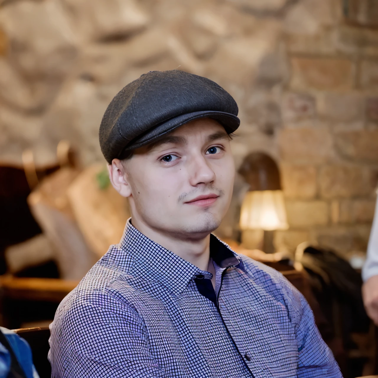 Man in suit and hat, costumes from Peaky Blinders, Peaky Blinders, Peaky Blinders (2018), costumed man in hat, Peaky Blinders gang, wearing a newsboy cap, netflix, in a bowler hat