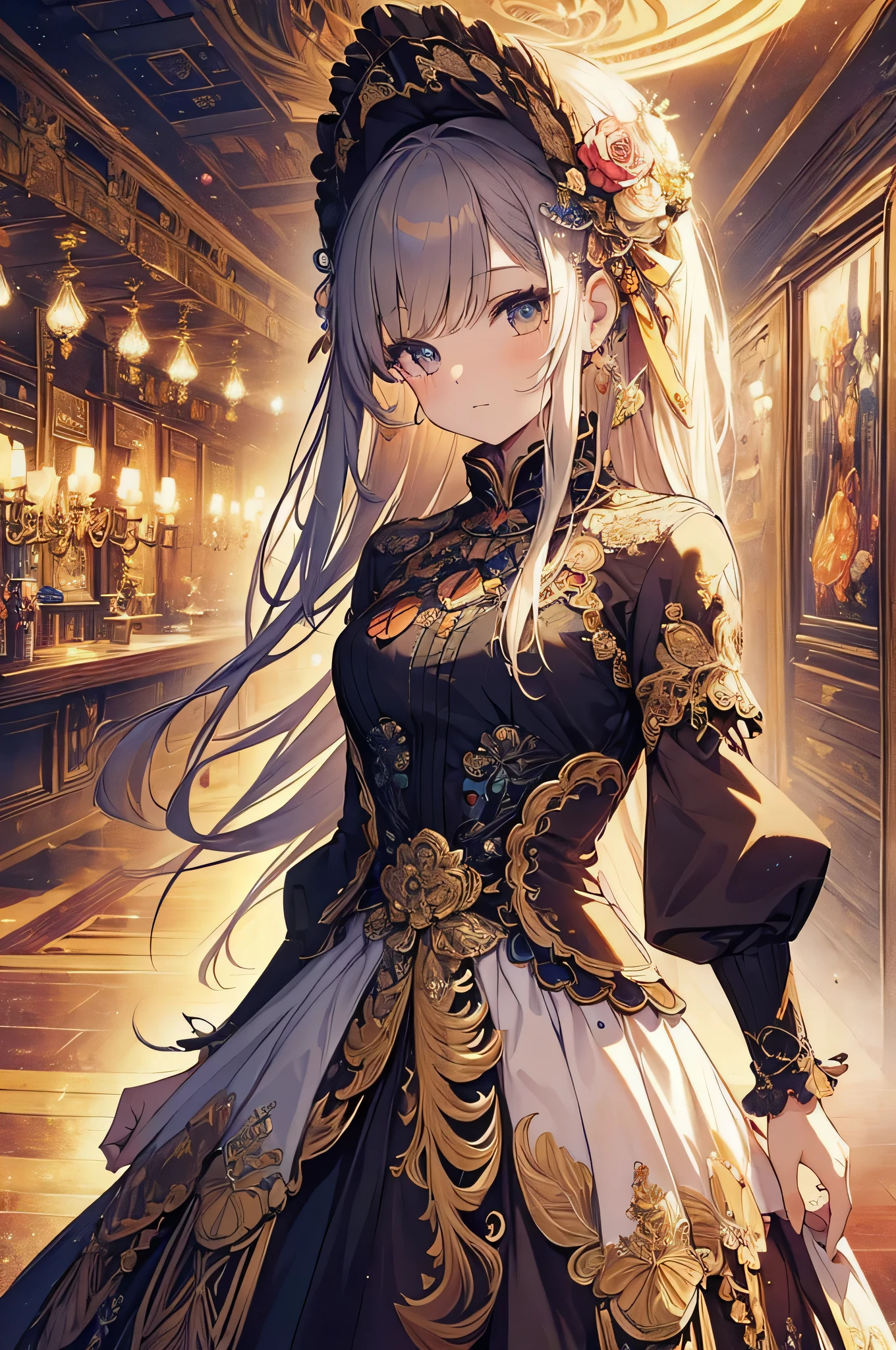 (masterpiece, highest quality, highest quality, official art, beautiful and aesthetic:1.2), (1 girl), very detailed,(fractal art:1.3),colorful,most detailed