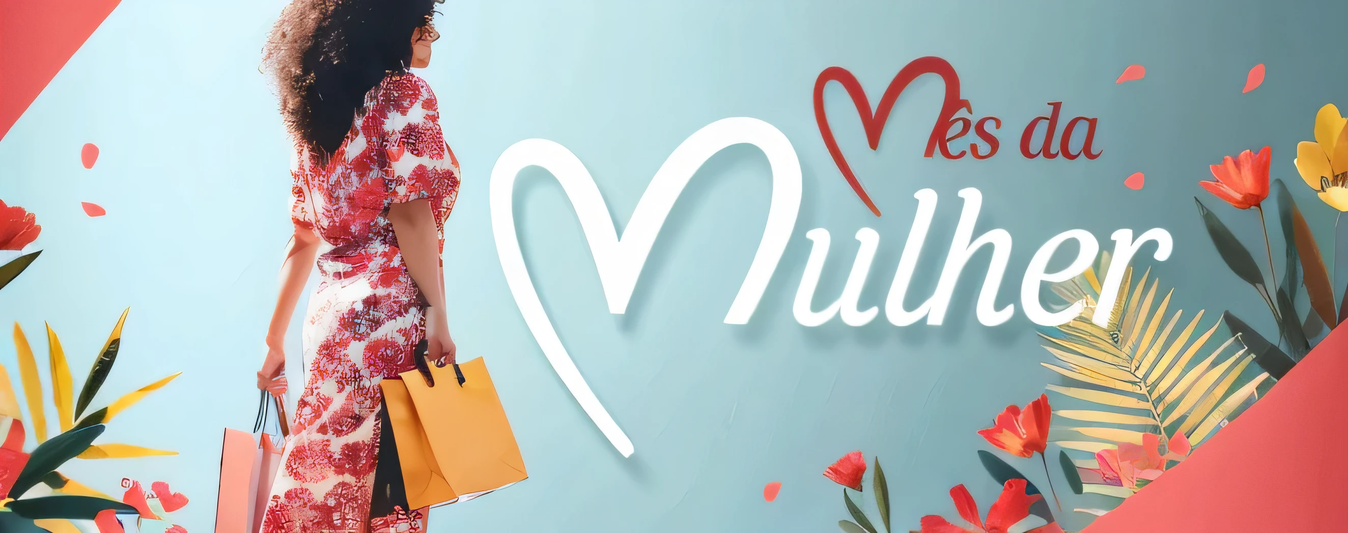 Mes da Mulher, banner, ux, design, shopping, woman