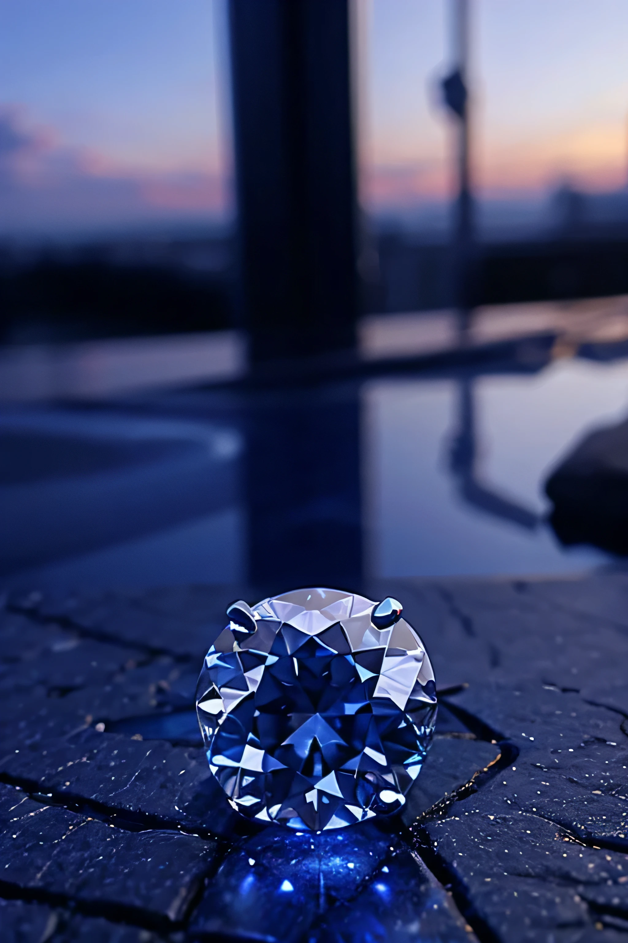 blue sapphire diamond
