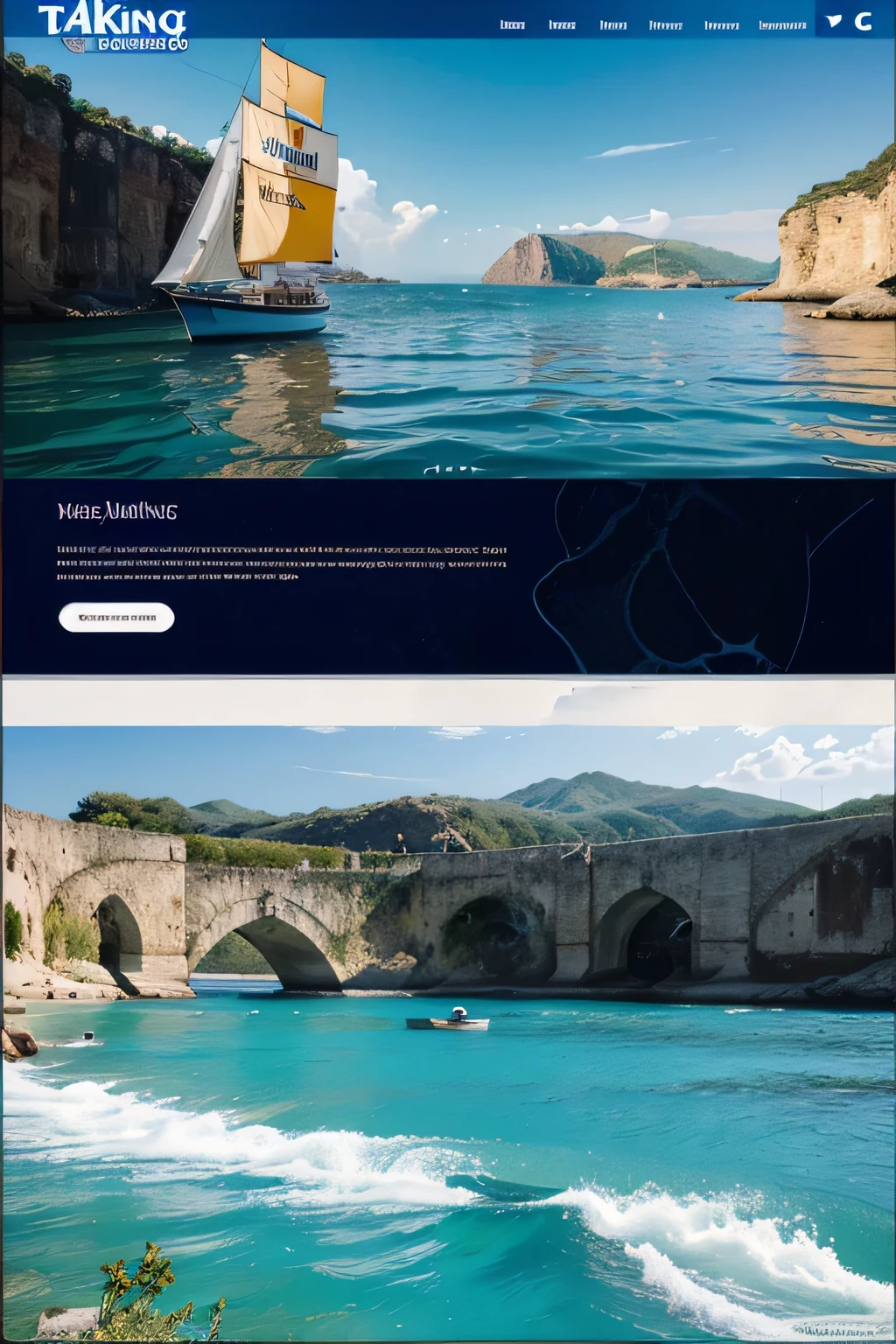 mail Marketing, Tourism, Brand Awareness, splash webpage, Creative Composition, decal, logo
