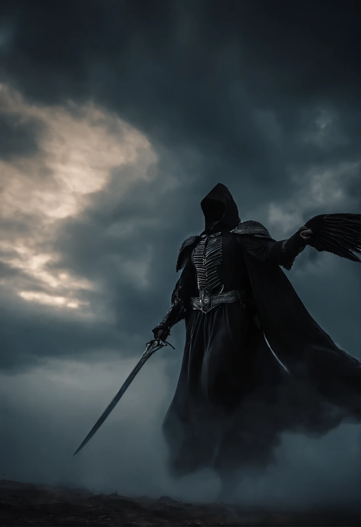 Tome Reaper is a being who rules the sky.、Large wings spread over a 40 meter long body.。His body shines like thunder、The way it flies through the sky is like a living storm.、