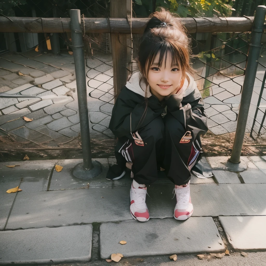 ponytail, japanese girl, 8K, Completely naked、 highest quality, masterpiece, realistic, Photorealistic super detail, one girl, cute, best smile, beautiful eyes, long hair, perfect face,full body shot、legs spread
