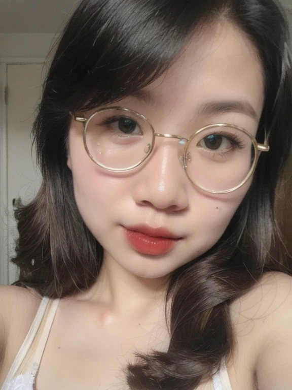 (realistic、masterpiece、Best Quality、8K、highres、high resolution:1.3)、1 girl、Gigantic breasts、white bikini、looking at viewers、super fine face and eyes、long hair、 upper body、
