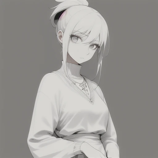 "A simple, sophisticated style. *Her* gazes at the viewer with a calm expression. Her posture is natural, and her personal items are minimal. Clothing and accessories are simple and highlight her personality and features.

Styles include *Kushert Krenzky art, Fay Knight style anime style, Kanna Hashimoto style, Miho Yoshioka style feminine style, real anime 2.5D style, and real anime girl style*. We use high-definition official artwork and highly detailed and elaborate fan art trending on Art Station and Pixiv as references. The quality of the artwork is *golden ratio 1.2 and picture board 1.3*, aiming for *absurd, top quality, realistic, ultra-realistic, ultra-detailed illustrations*. Faces are *high definition* and lighting is perfect. Resolution is *8K, ultra high resolution: 1.2, high resolution (HD, 4K, 8K, 16K, etc. selectable)*. Color bit depth is *24-bit and 48-bit*."

