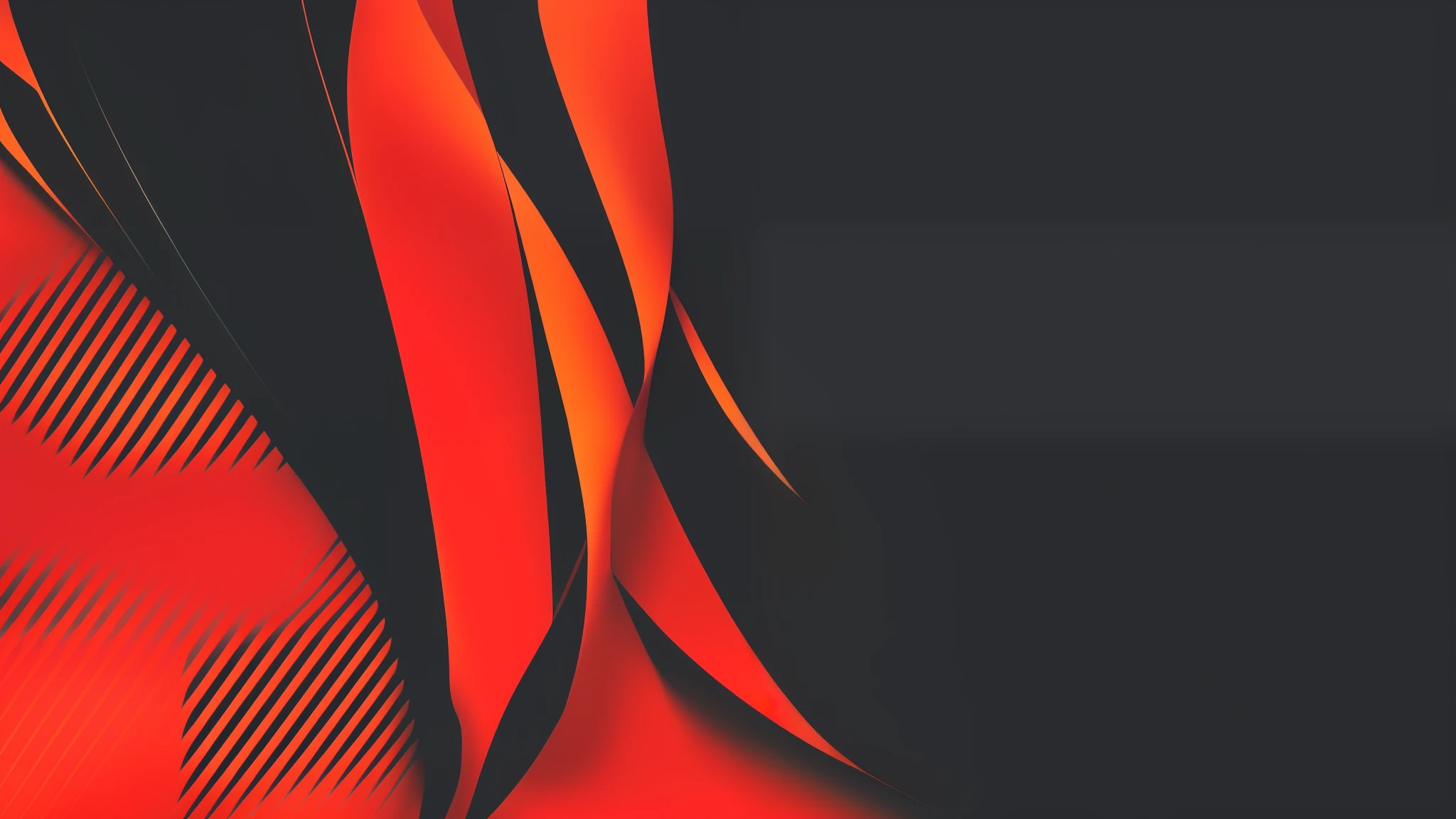 there is a red and black background with a red and black design, dark orange black white red, black and red background, flashy modern background, abstract concept, dark blue and red, avantgarde 4k wallpaper, red and black colors, black and red colors, stylized layered shapes, amazing contrasting background, red - black, dark flat color background