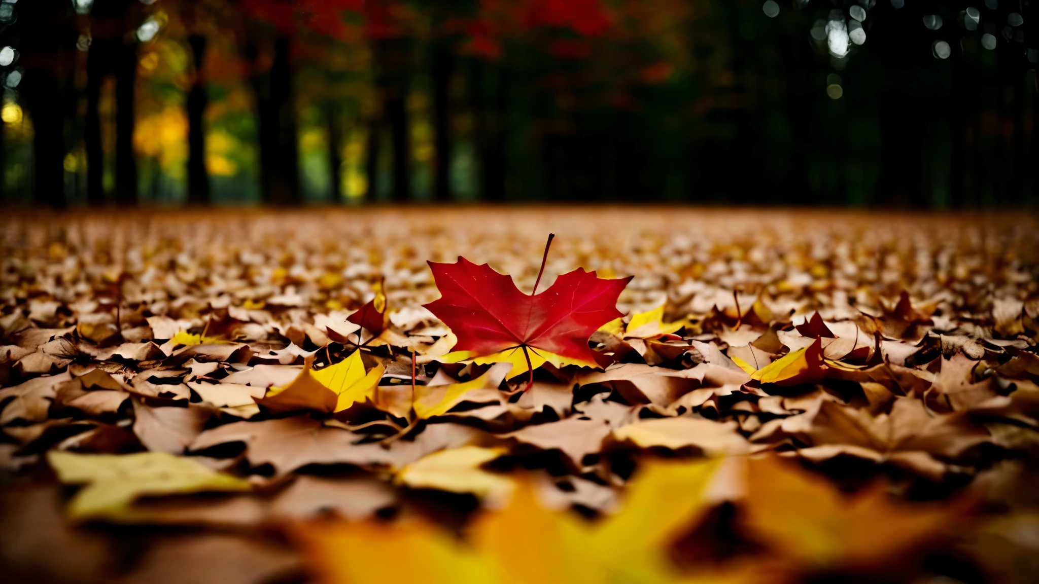 leaves on the ground in a park with trees in the background, autumn leaves on the ground, fall leaves on the floor, autumn leaves falling, autumn leaves, leafs falling, leaves falling, falling leaves, fall leaves, today\'s featured photograph 4k, red leaves on the ground, autumn season, leaves trap, leafs, beginning of autumn, autumn leaves background