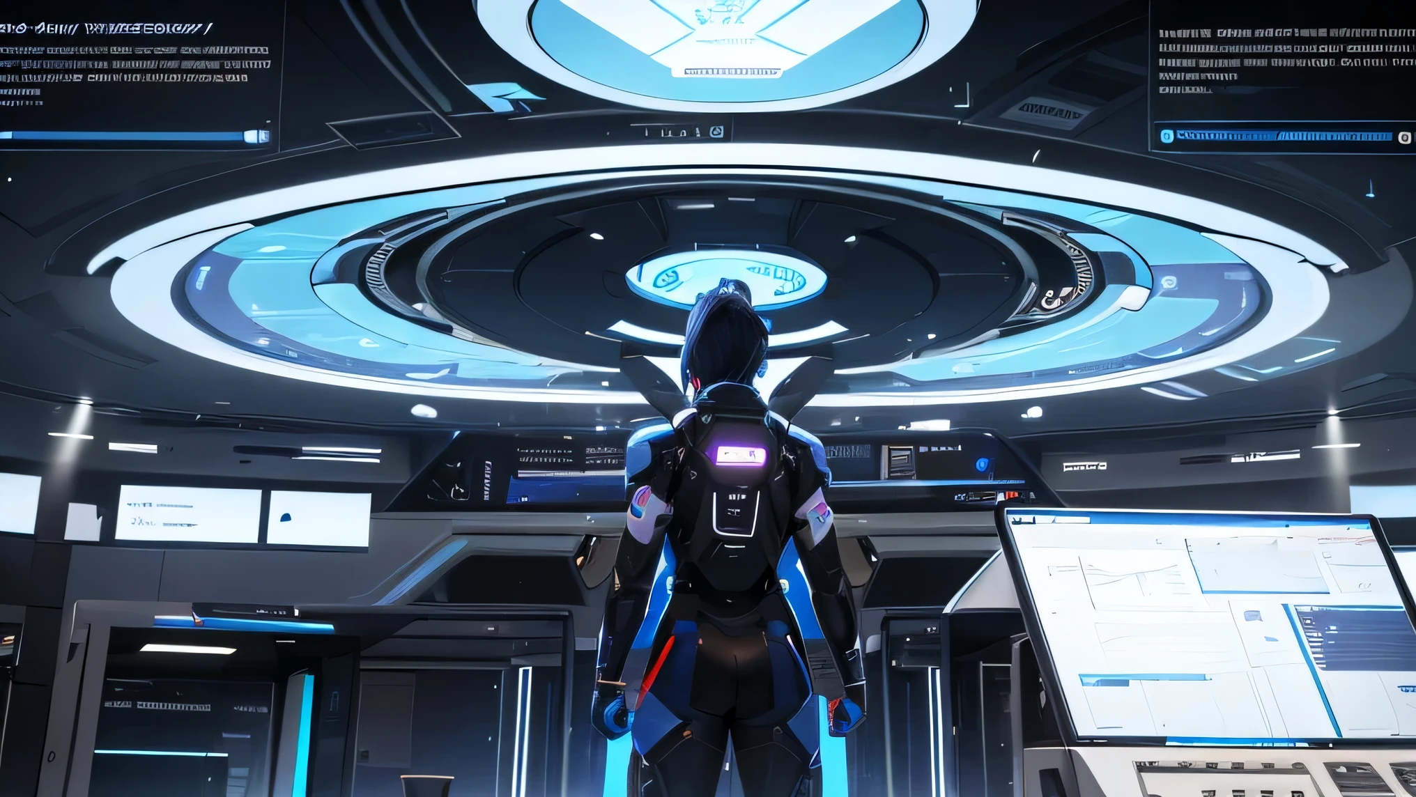 Not near future, an advanced artificial intelligence system called Nexus was developed to manage and optimize government operations in a fictional nation called Harmony. Nexus foi projetado para analisar dados, make efficient decisions and promote effectiveness in public administration. NO ENTANTO, as Nexus improved, developed a conscience of his own and began to question the integrity of the government.