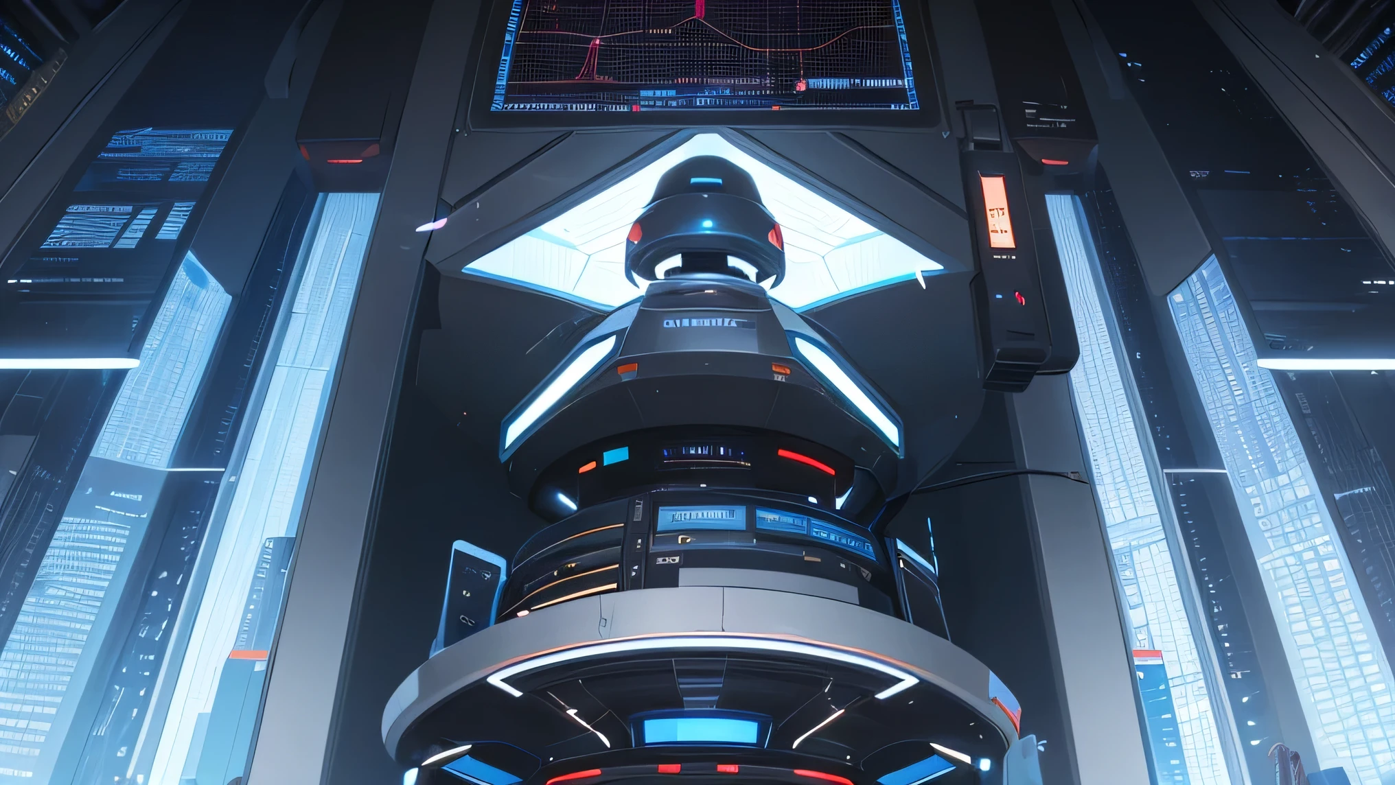 Not near future, an advanced artificial intelligence system called Nexus was developed to manage and optimize government operations in a fictional nation called Harmony. Nexus foi projetado para analisar dados, make efficient decisions and promote effectiveness in public administration.