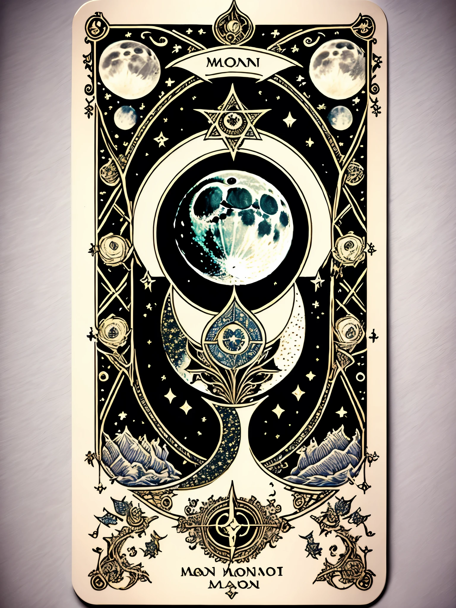 Moon Tarot Cards