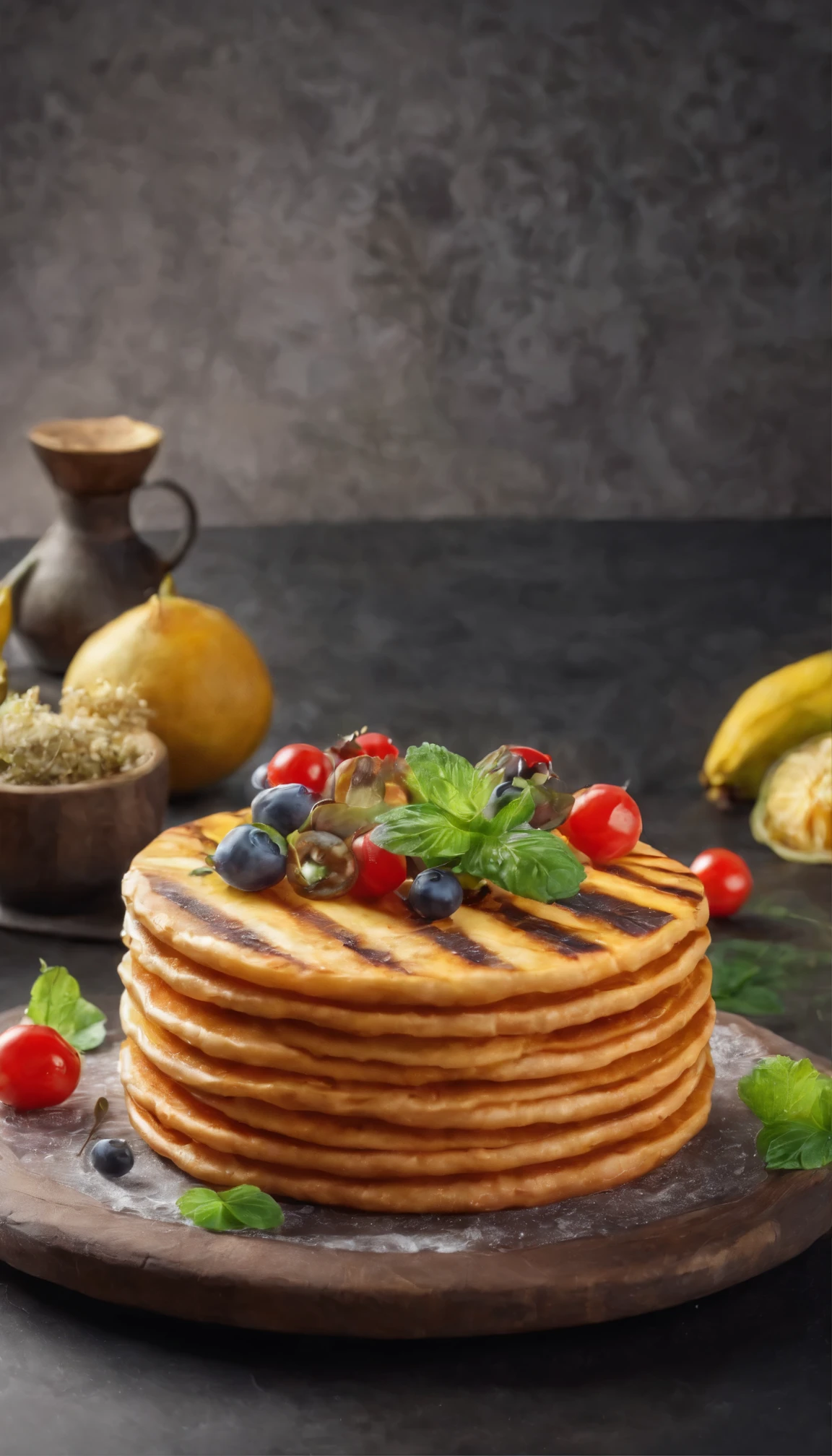 Bolo delicioso, Cinematic, Fotografia Profissional, Studio Lightning, studio background, advertising picture, detalhes intrincados, Hiper-detalhado, ultra realista, 8k hd