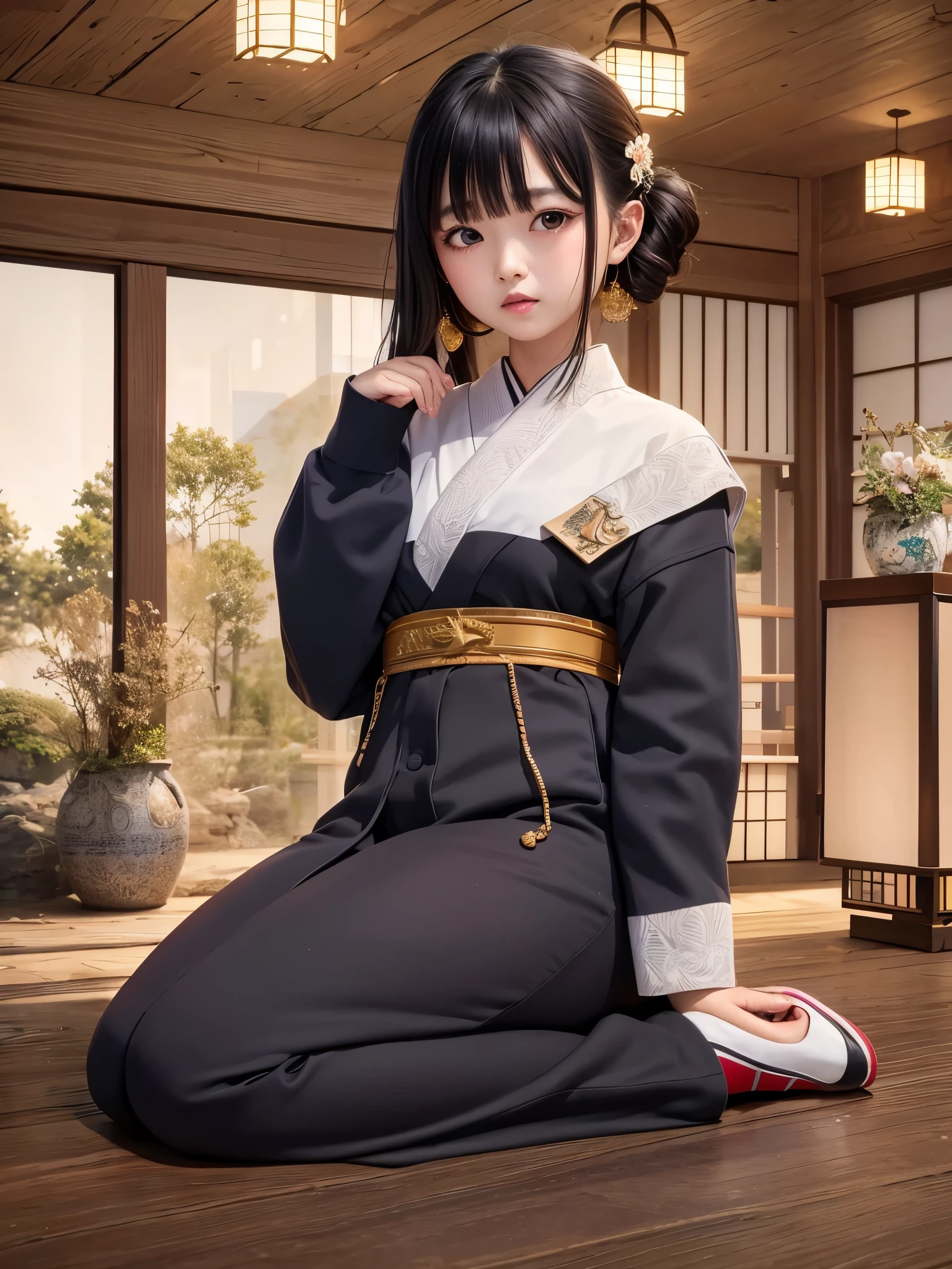 masterpiece、highest quality、8K、Japanese、beautiful girl、10 years old