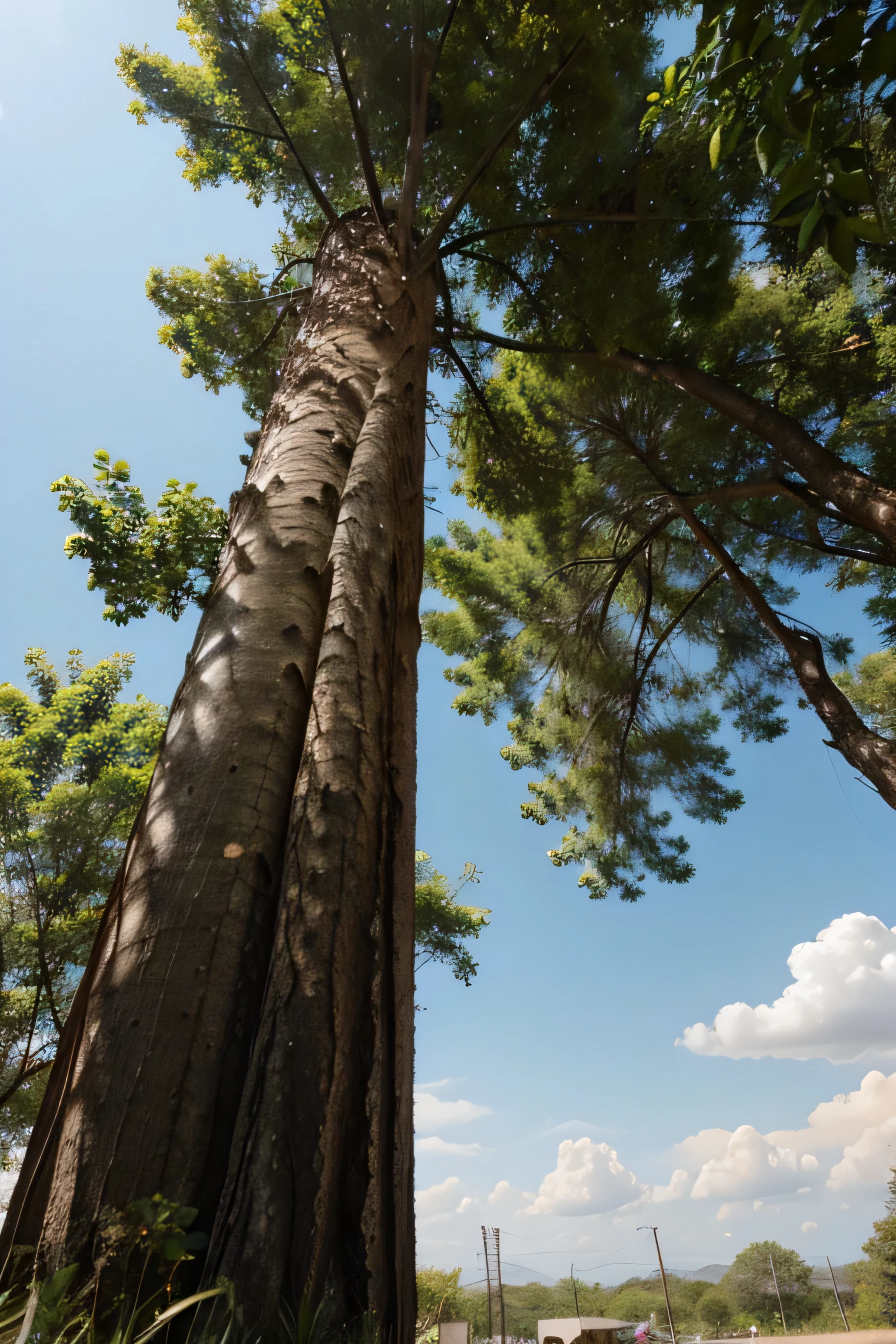 TREES GOING HIGH
