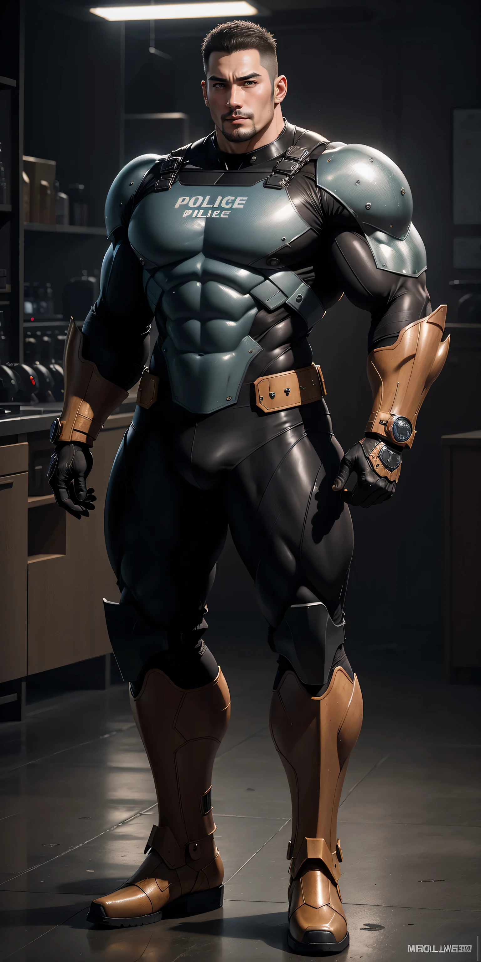 A close up of a man in a suit standing in a kitchen - SeaArt AI