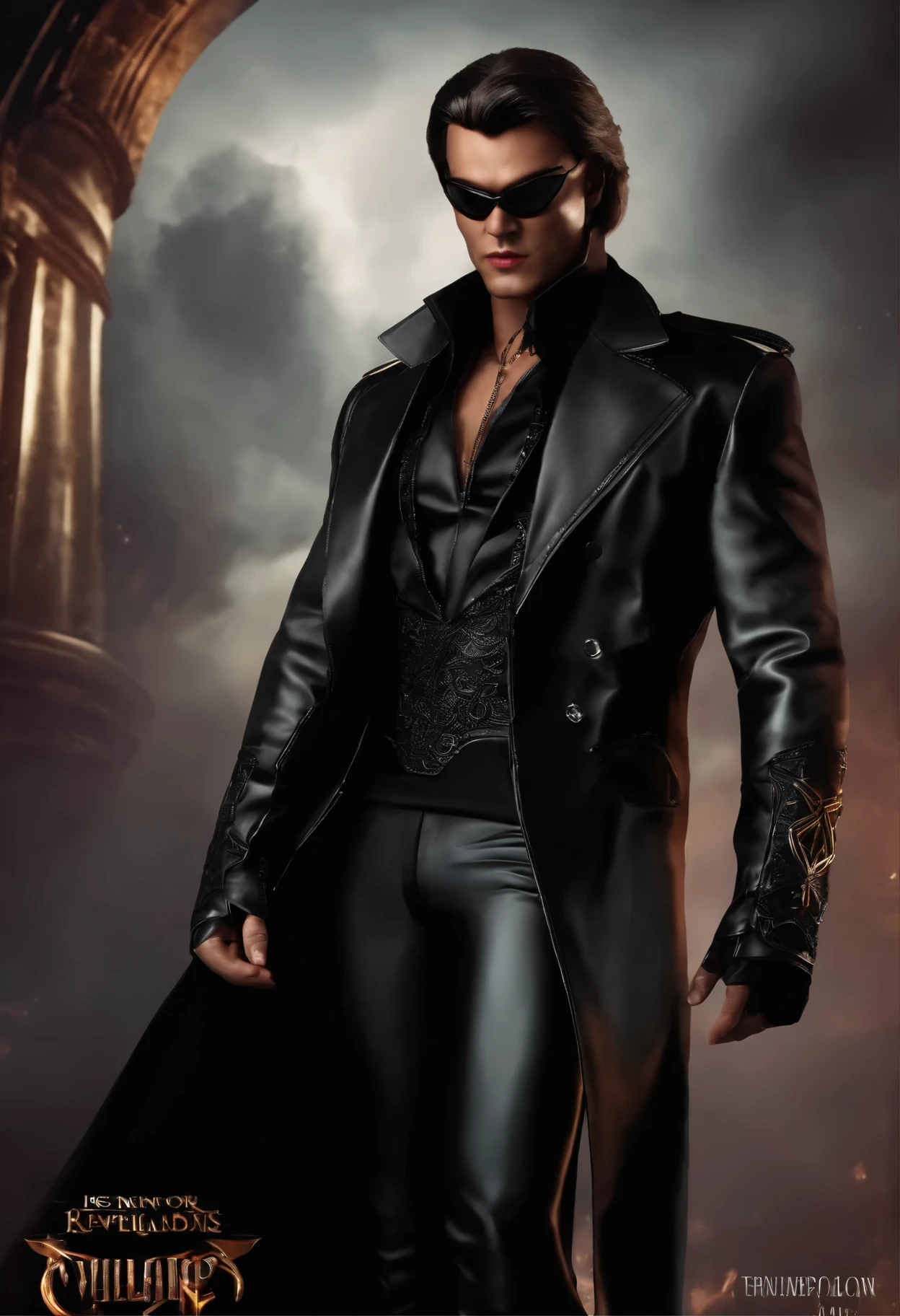 For Villain Satin, we can create a dark and stylish look. Black leather jacket, fitted pants and a unique symbol can be incorporated in his costume. Ise Satin's villain Very dangerous and scary look