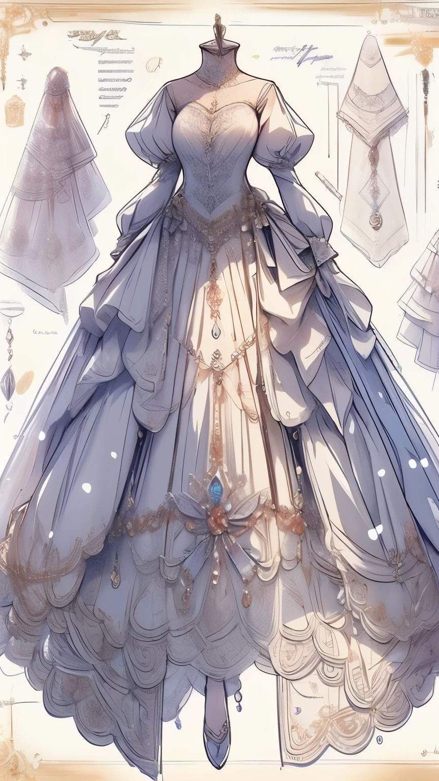 ,Character sheet, clothes sheet,🤍🤍🤍🤍🤍🤍🤍🤍wedding dress