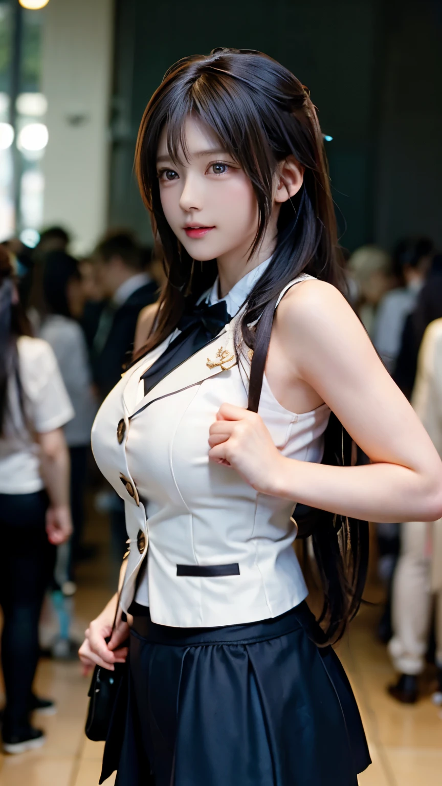 A group of beautiful girls in school uniforms boxing、Supermodel、group of beautiful girls、girl hitting a man、strong girl、blazer uniform、mini skirt、Army of girls vs guys、女の子達が男をlynching、可愛い女の子たちが男をassault、assault、female dominance、bullying、女の子によるassault、lynching、Reverse Ryona、femdom、a mocking beauty