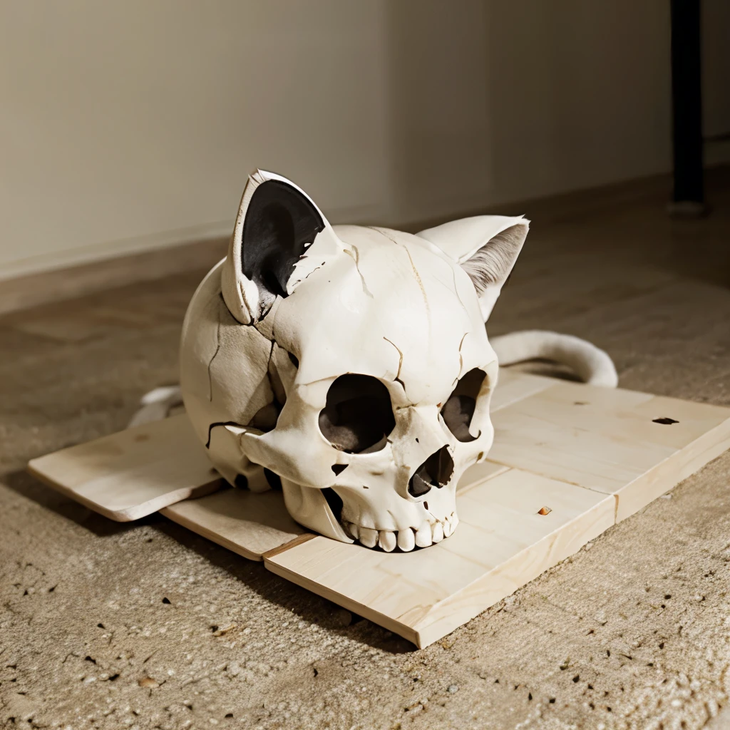 Cat skull
