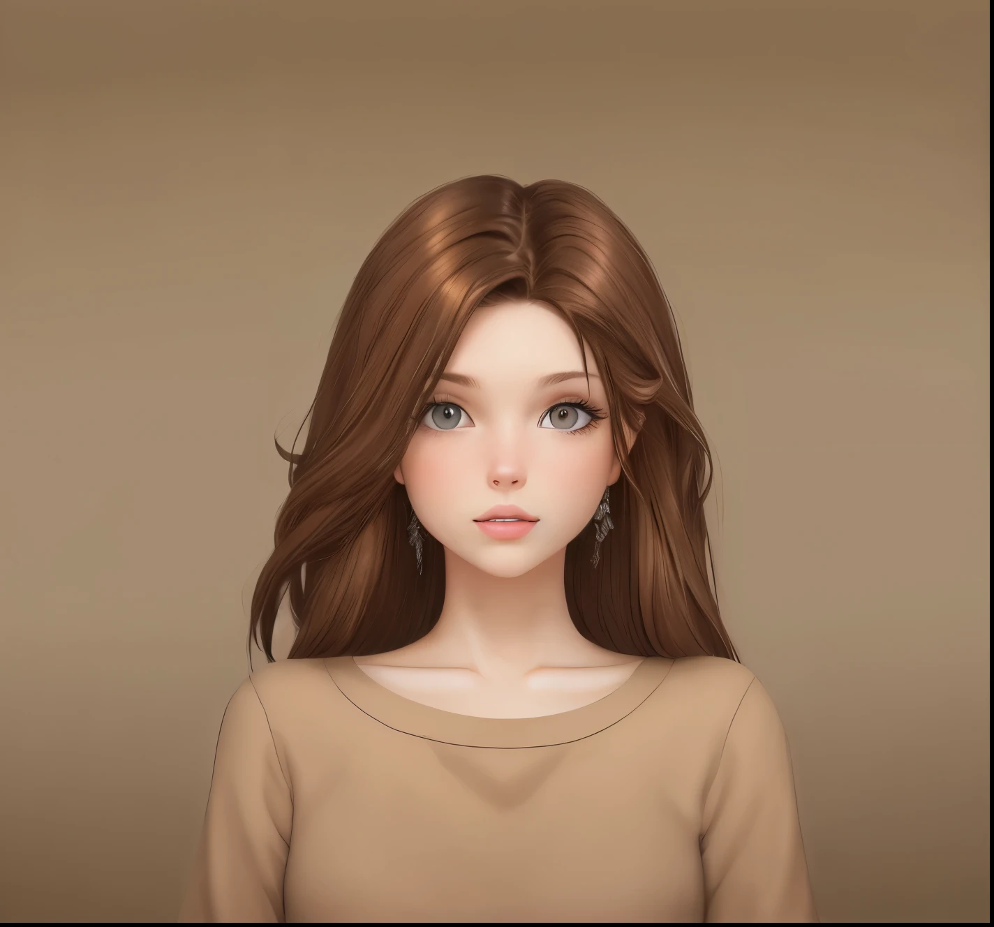 brown hair