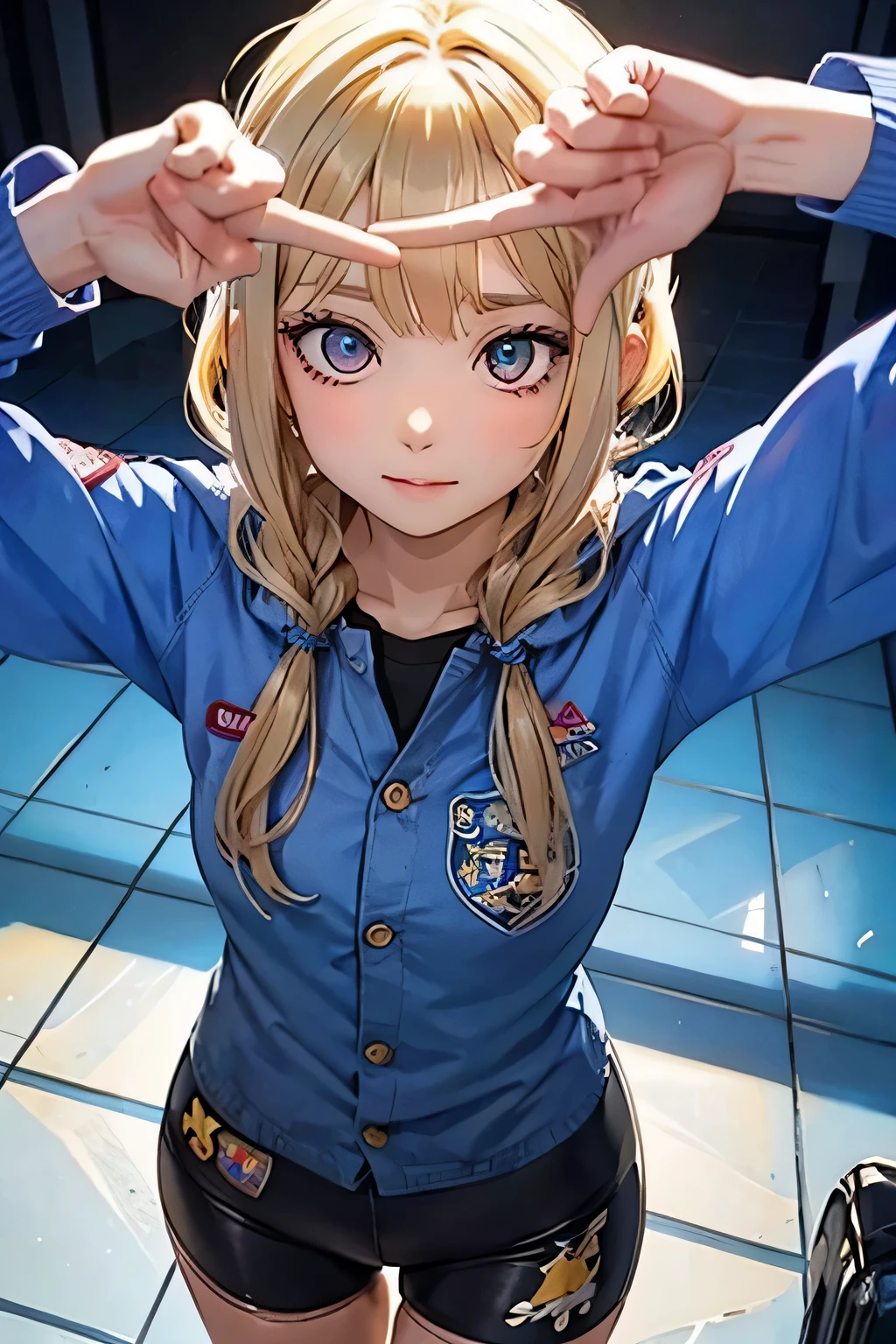 blonde、girl、close up of face