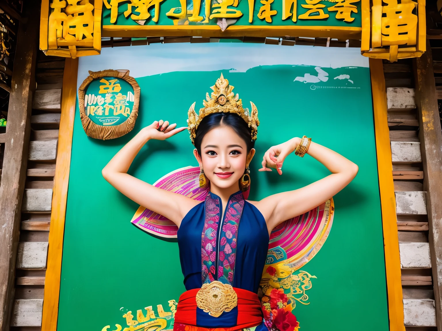 Buatkan poster bali