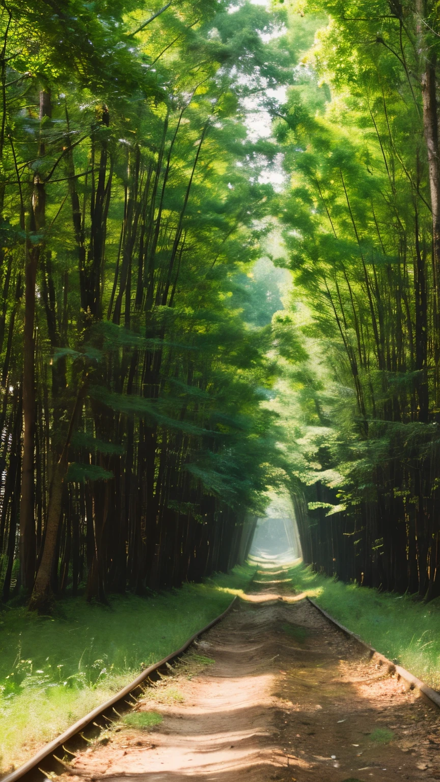 Wide forest nature