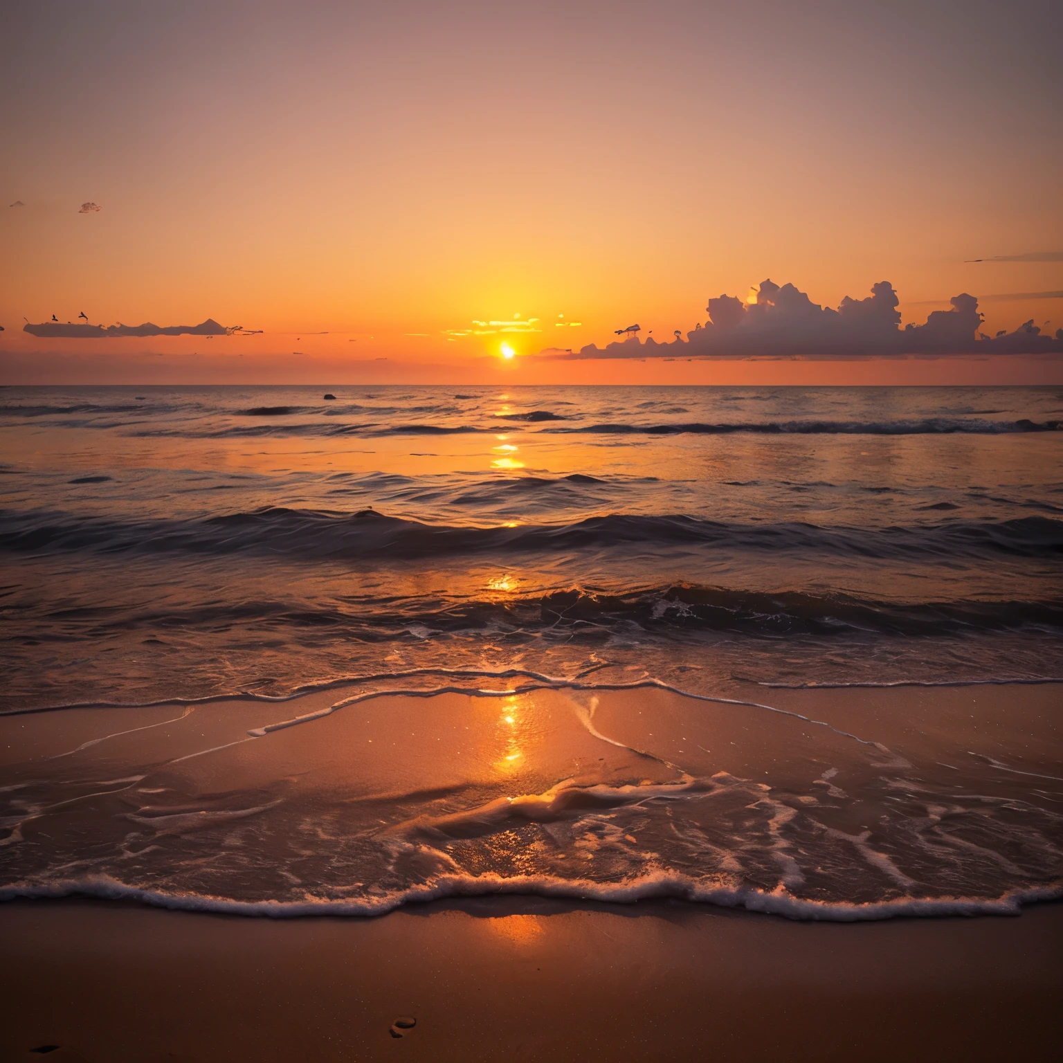 "Please take a photo of the sunrise at the beach."