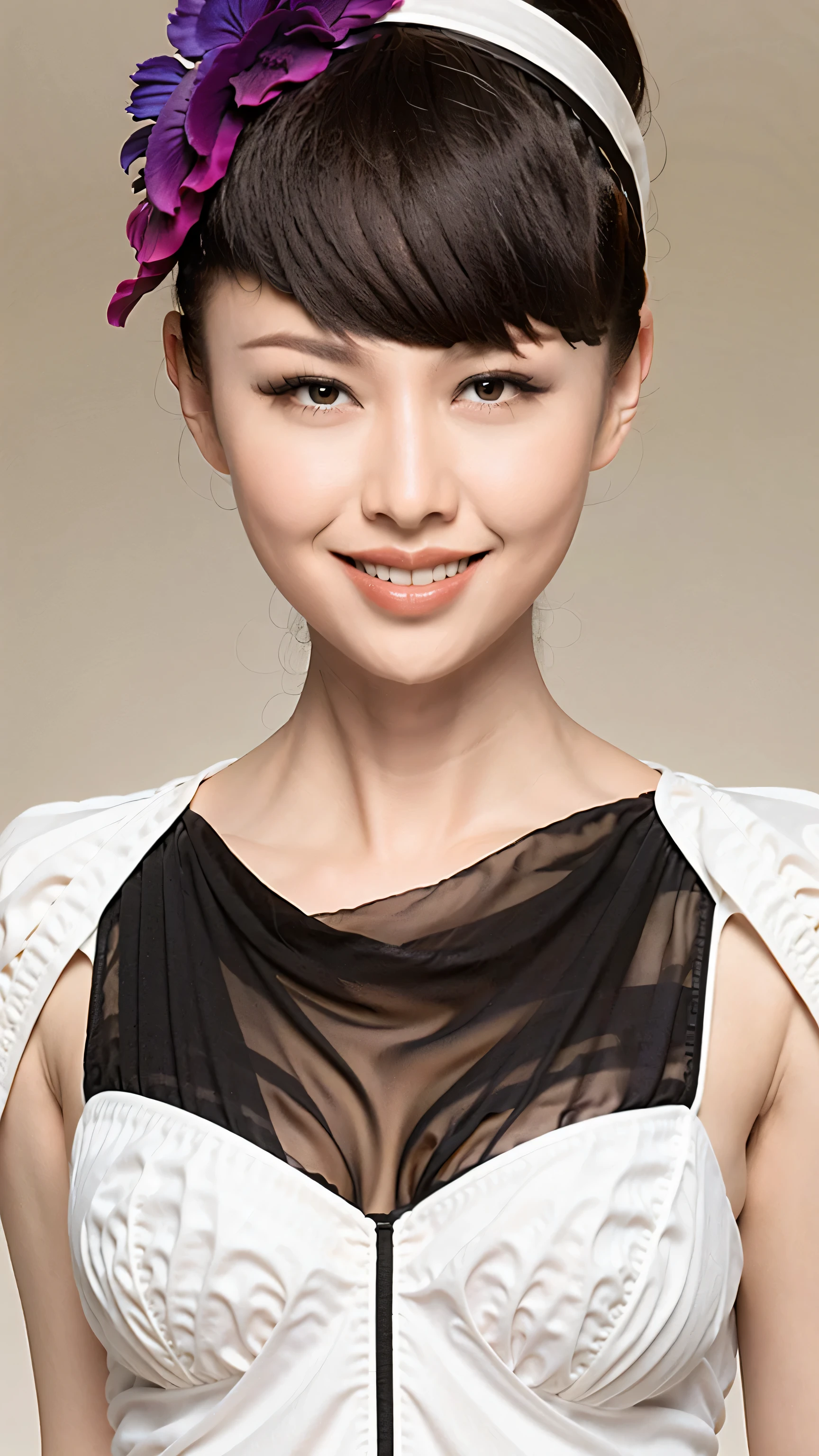 Fashion model 20 years old [[[[closeup cleavage]]]], [[[[boobgasm]]]], [[[[coll]]]], [[[[bshoulders]]]], perfect  eyes, Perfect iris，Perfect lips，perfect teeth，Perfect skin，Long face，slender nose，Soft front light，hdr，Movie girl，White casual clothes，long whitr hair，Long hair with a shawl，Long hair like a waterfall，Bedroom in the background，Beds，（pastel colour：1.2）