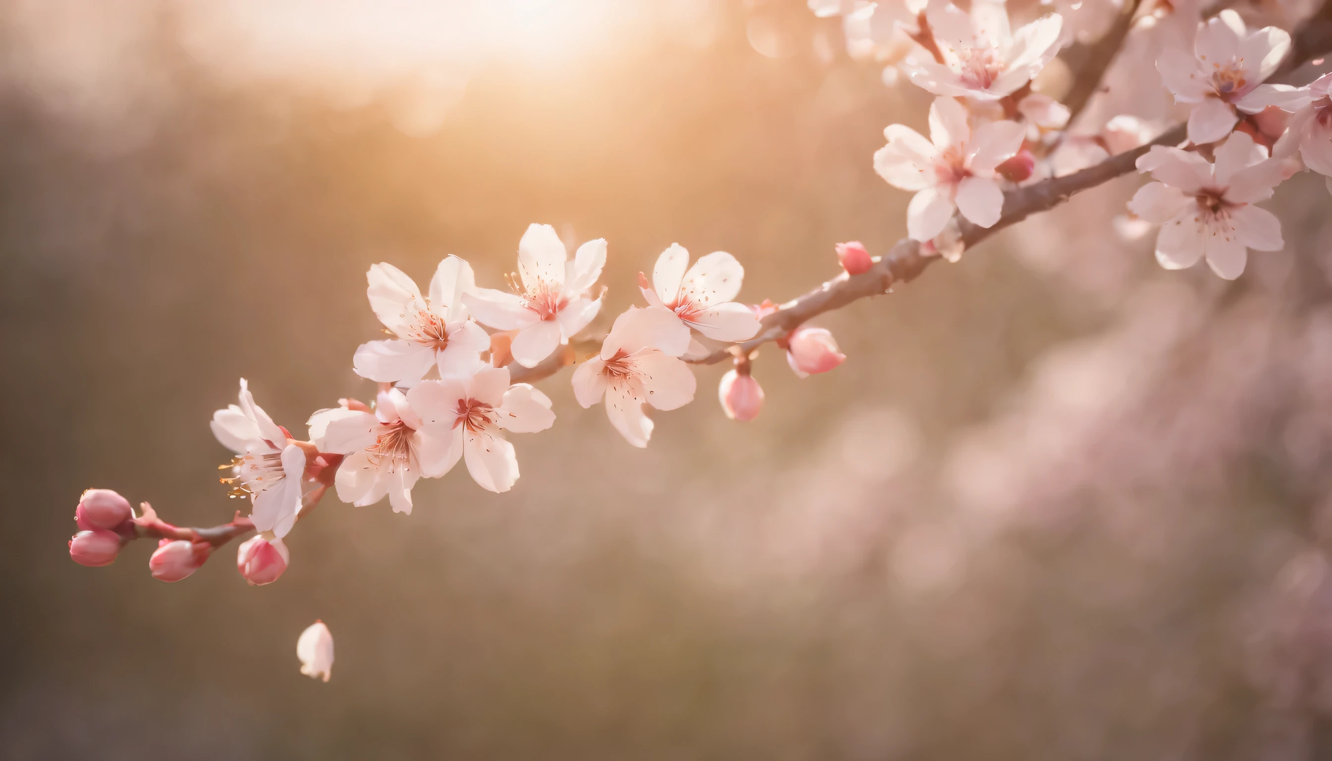 (Highly detailed CG Unity 8k wallpaper、masterpiece、highest quality、Super detailed)、(best lighting、best shadow、very delicate and beautiful)、highest quality、8k、Detailed facial depiction、masterpiece、highest quality、clear image quality、
Take a slow photo of the cherry blossoms swaying in the wind。