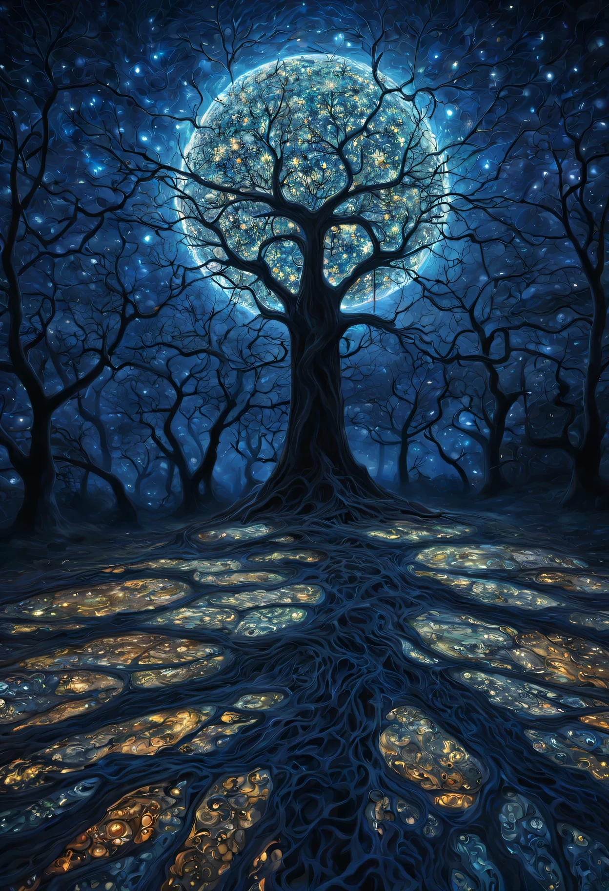 Neural network art, Highly accurate and clear image of the night hero from the world of neural networks, worlds of neural networks, neural network hero, night hero of another world, more details, shadow and glow, filigree craftsmanship, Beautiful Image, High detail
