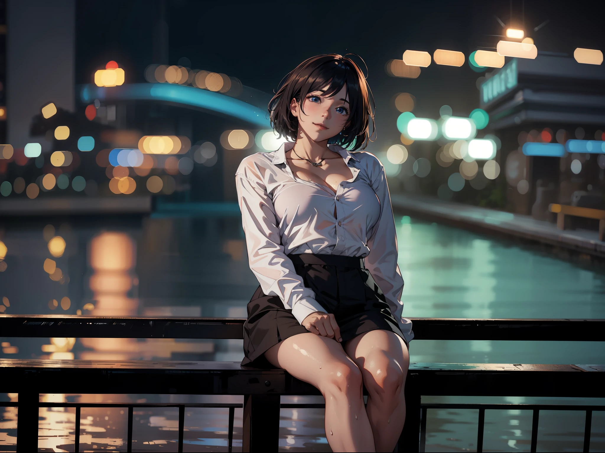 (masterpiece), (best quality), (ultra-detailed), (best illustration), (best shadow), (absurdres), Female, 25 years old, looking at viewer, medium breasts, 1girl, shy, nsfw, orgasm face, climax, detail eyes, light smile,