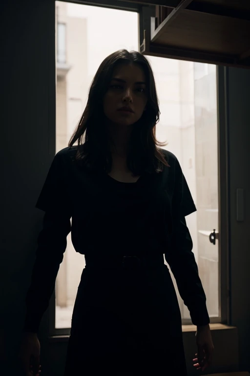 
A dramatic film shot capturing the essence of anticipation and tension, with dynamic lighting and compelling framing, evoking a sense of mystery and intrigue.