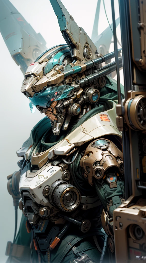 There's a robot with a TV on its head, Cute and exquisite epic robot, painterly Humanoid mechaa, Roland Zilvinskis 3D Rendering Art, Multiple Count Contest Winner, Cyber Steampunk 8K 3D, Humanoid mecha, 3D rendering stylization, Beautiful character design, my portrait, Ocean Punk Mecha