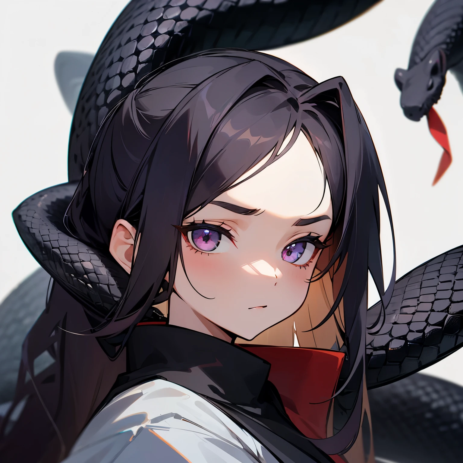 masterpiece、high quality、High resolution、high resolution、Portrait、girl、beautiful girl、very big breasts、thin waist、Japanese、beautiful face、detailed details、tentacle 、