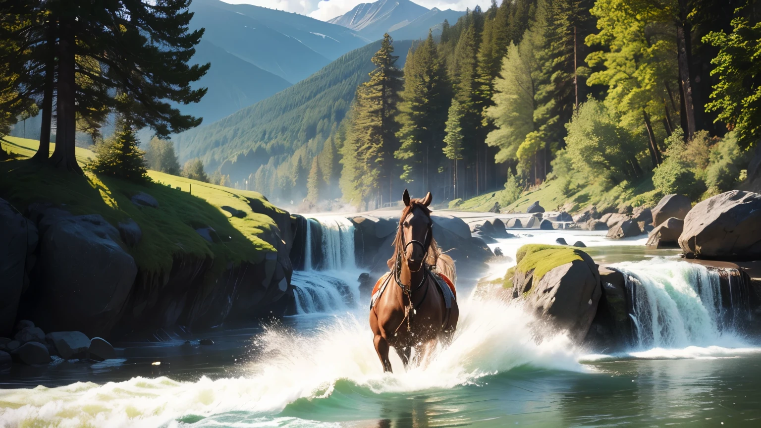 pov,Racking focus shot,Film Shot,1man use gun shot at viewer, fires, parks, splash,Film, 8K,completing the stable diffusion of serenity and contentment,masterpiece, best quality
