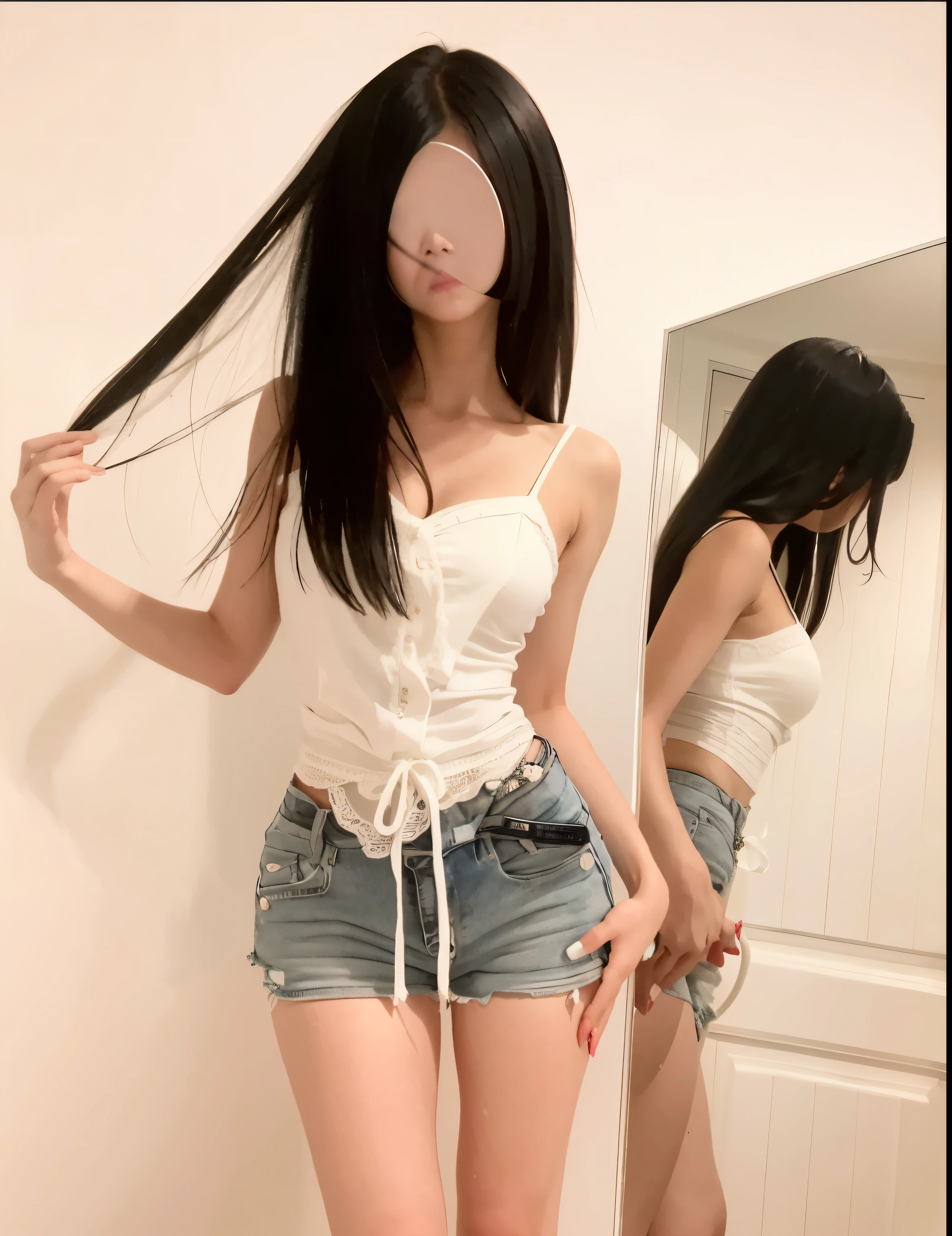 There is a woman standing in front of the mirror, 18 years old, 1 8 yes, 22 years old, 21 years old, 27 years old, 23 years old, 24 years old女模特, 29 years old, 28 years old, 16 years old, 24 years old, slim girl photos