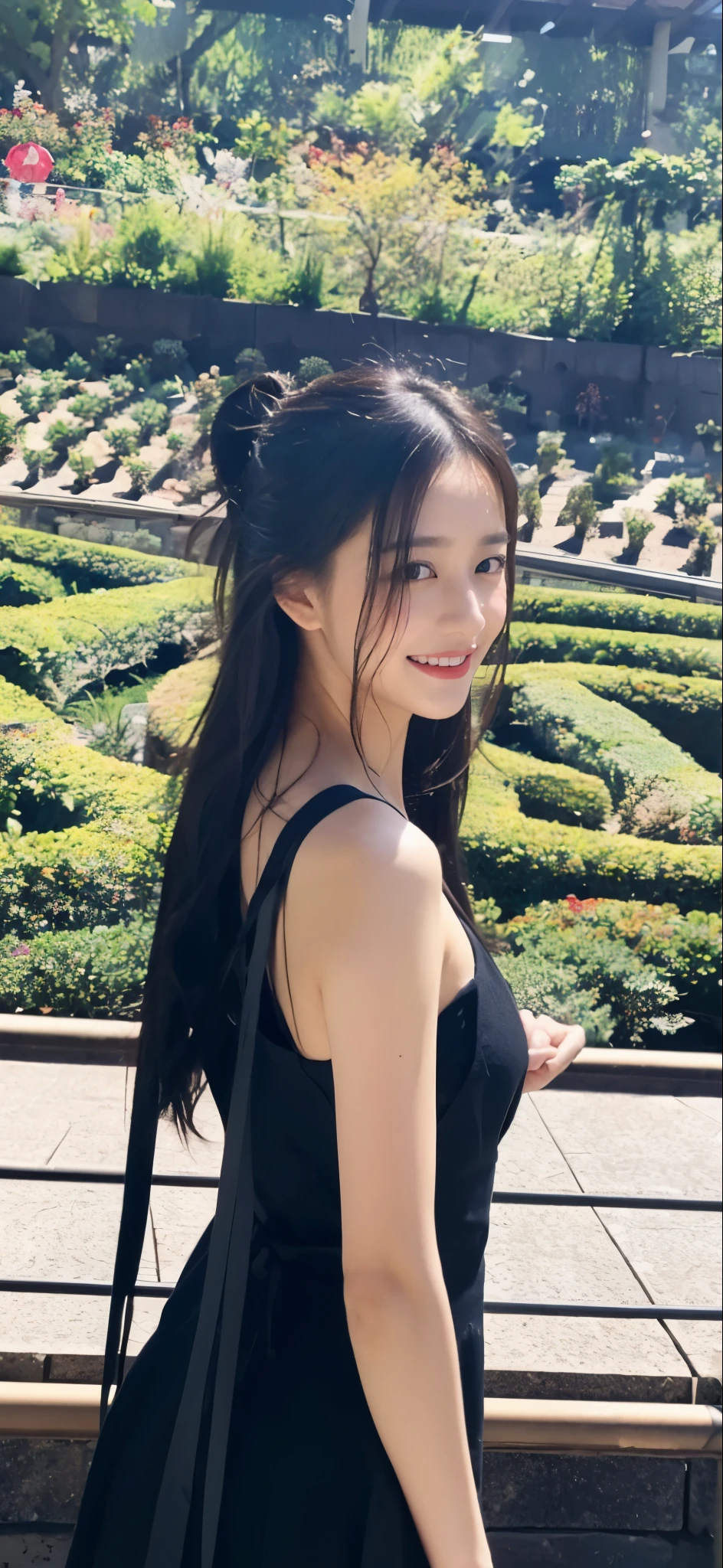 ((Masterpiece, Top image quality, high resolution、alone、skin shiny))(on the table, best quality, actual, super detailed, meticulous, high resolution, 8k wallpaper), Close-up portrait of a beautiful woman, like, smiling, light brown messy hair, Perfect dynamic composition, 美丽meticulous的眼睛, Just like the cover of a fashion magazine, on campus,wearing gold glasses