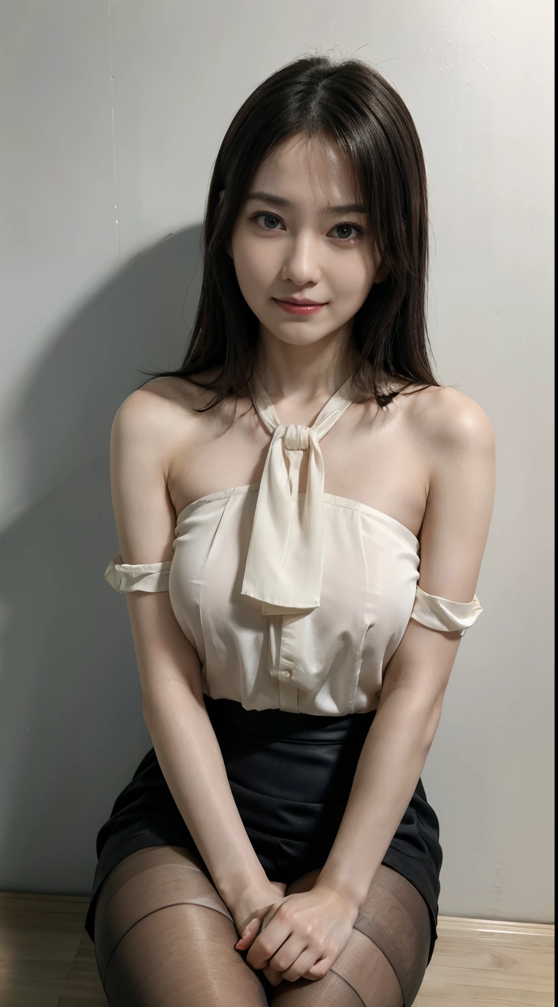 ulzzang-6500-v1.1, (RAW photo:1.2), (Photoreal), (muste piece), (See-through:1.3), (genuine:1.4), 財布とハンドバッグを持って美しい公園の芝生の上にsitting上流階級の女性, sitting, game_ticker, wearing an ultra-thin silk blouse over naked、wearing ((Sukesuke Silk Blouse:1.3)), amazing beauty、 stockings and skirt, (super realistic pantyhose:1.3)、elegant japanese woman, Ultra-thin white shirt and gray skirt, transparent gray skirt, japanese model, wearing a blouse, Japanese street fashion, Japanese street fashion, 長い流暢な服をwearing, 流暢な服をwearing, very beautiful model, wearing a white blouse, Cute elegant pose、laughter、 RAW photo, (In 8K、highest quality、masterpiece:1.2)、(intricate details:1.4)、(Photoreal:1.4)、octane rendering、Ultra-detailed complex 3D renderings, soft light in the studio, rim light, vivid details, super detail, realistic skin texture, details face, beautiful detailed eyes, Highly detailed CG Unity 16k wallpaper, compensate, (detailed background:1.2), genuineistic skin feeling、shiny skin、exposed thighs!!!、