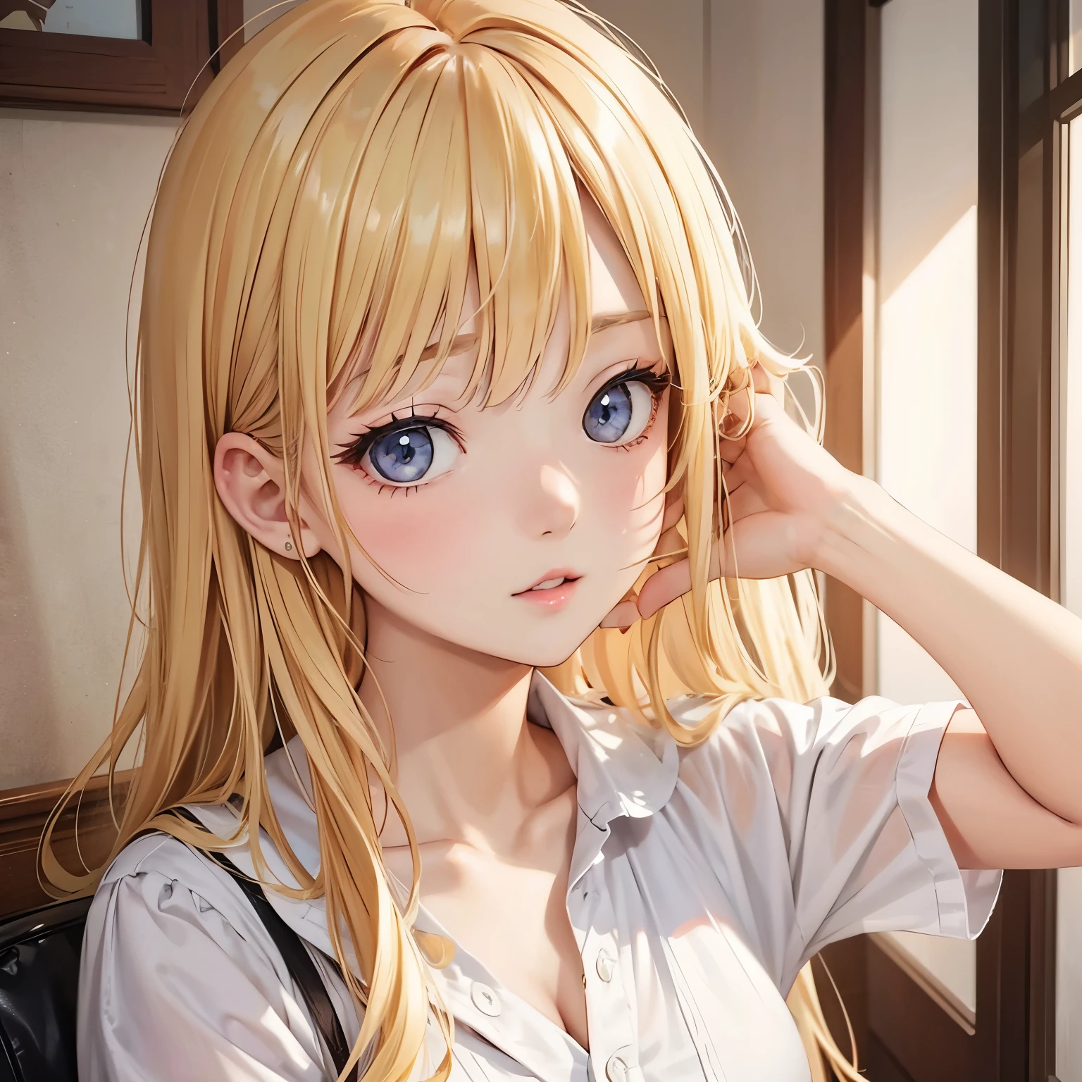 blonde、girl