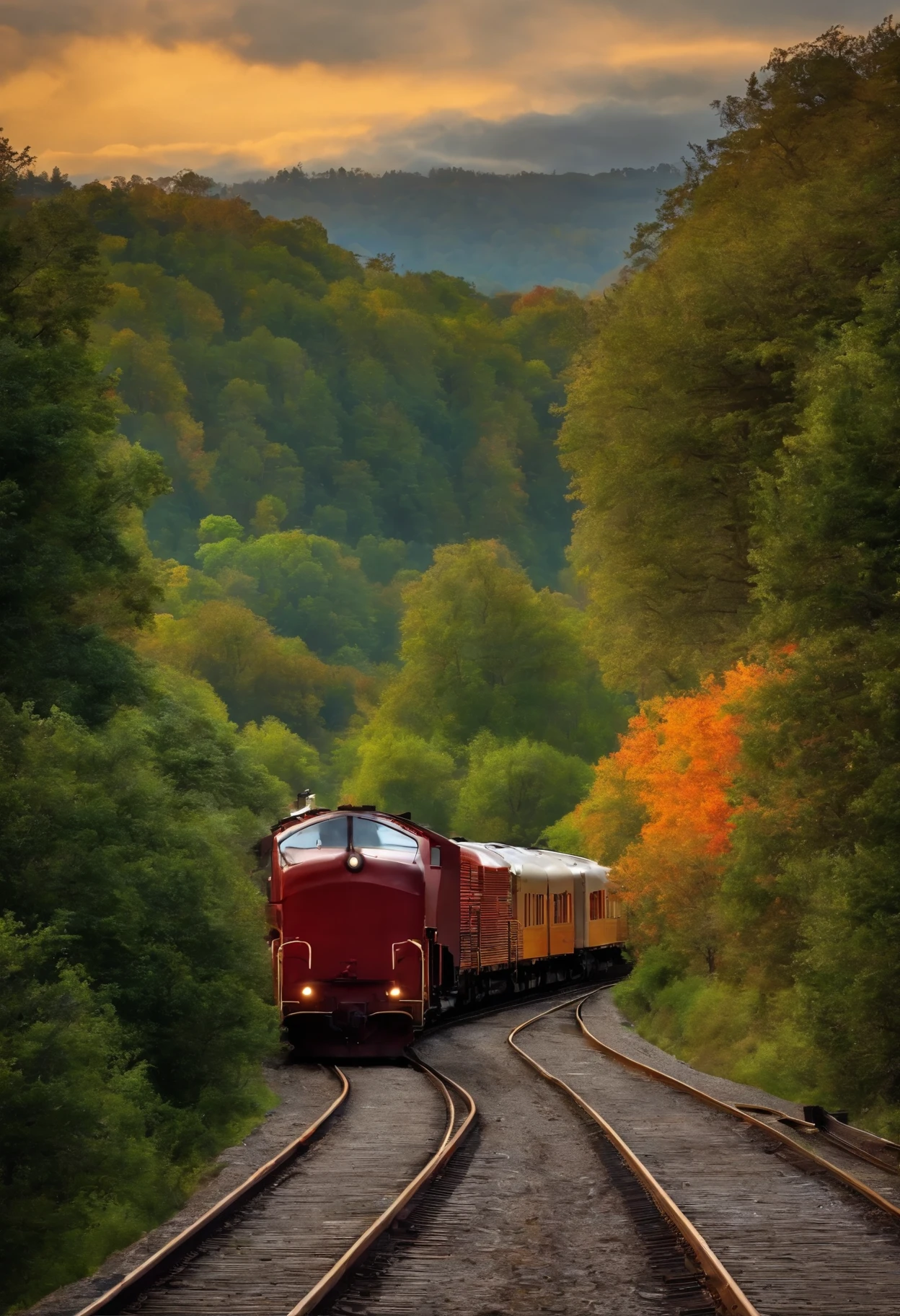 Train and field ridge