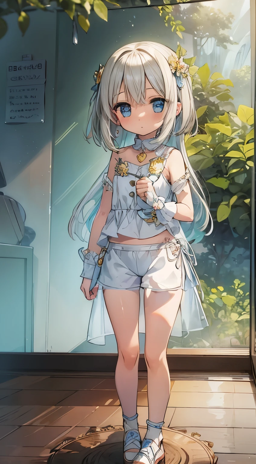 shorts、裾の広いshorts
