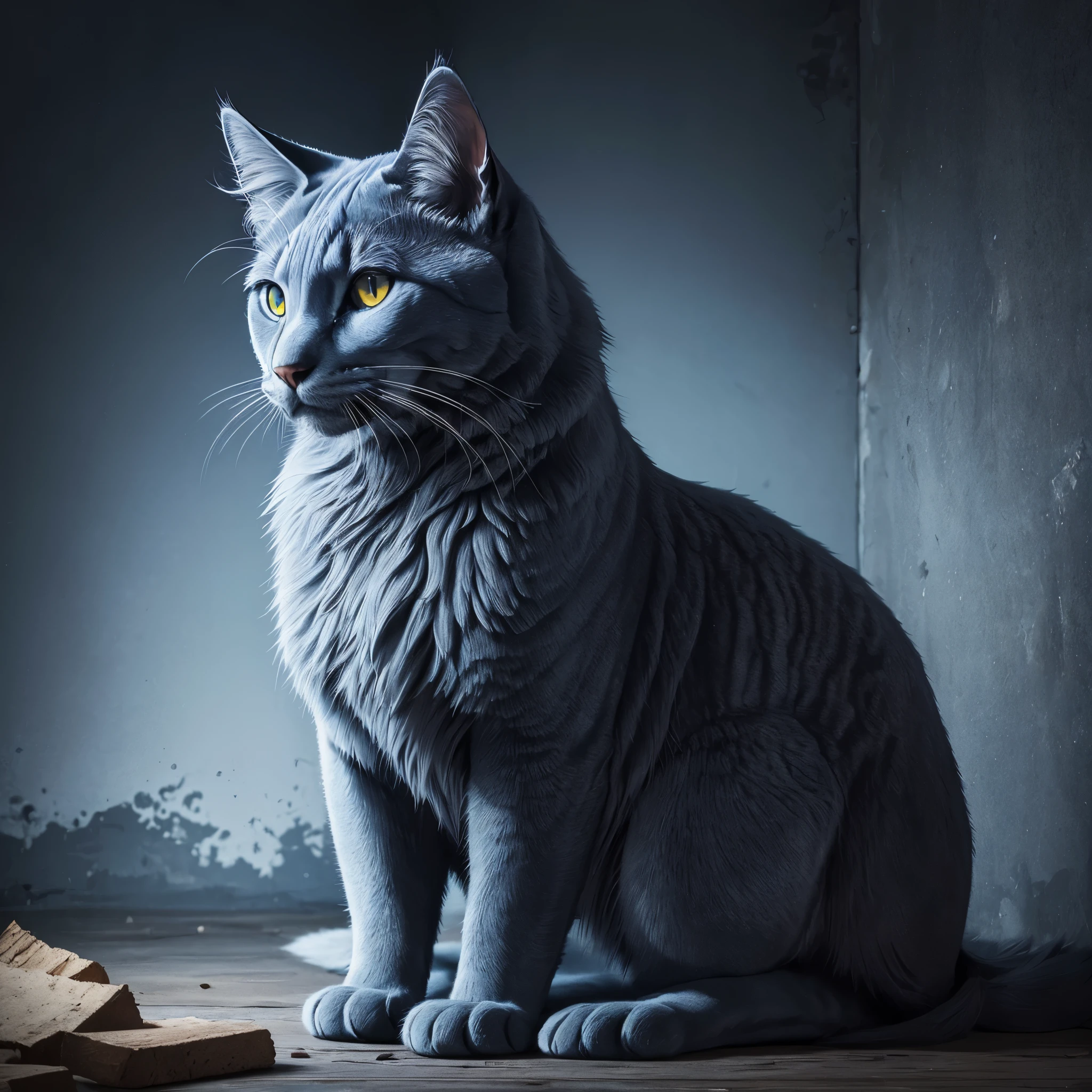 ((muste piece)), ((highest quality)), (Super detailed), Russian Blue