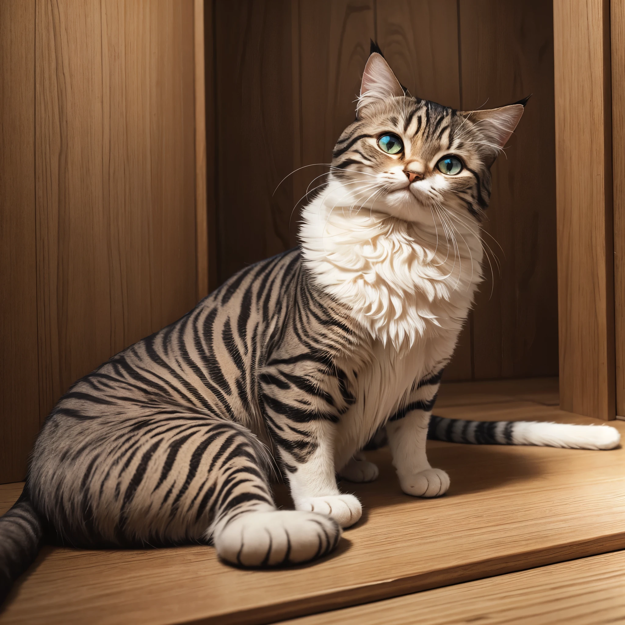 ((muste piece)), ((highest quality)), (Super detailed), cute cat